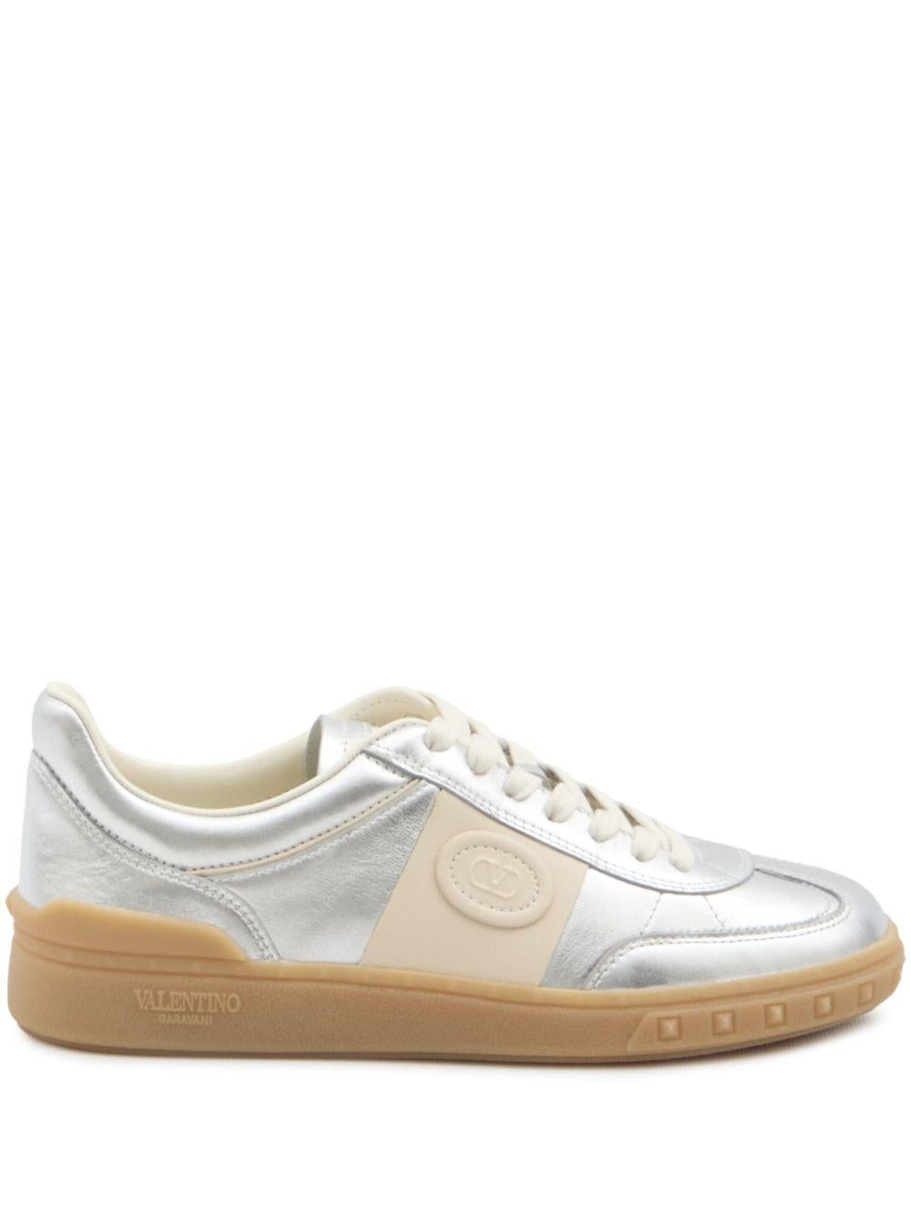 Upvillage Trainer In Laminated Calfskin With Nappa Calfskin Leather Band 8W2S0IL9HEJ BJU VALENTINO GARAVANI 