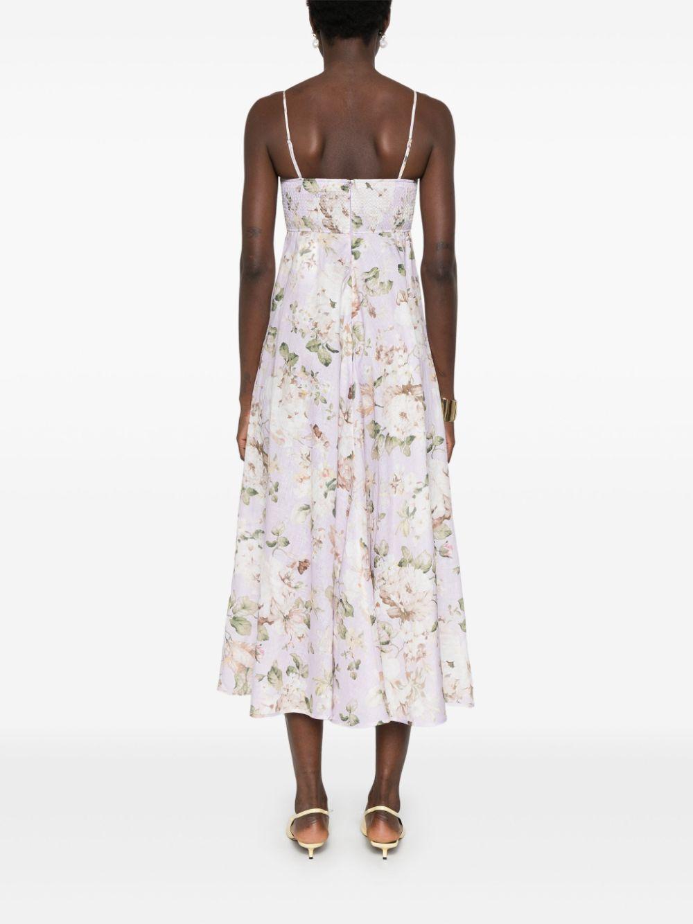 Acacia midi dress<BR/><BR/><BR/> 3115DRS252 LIF ZIMMERMANN 