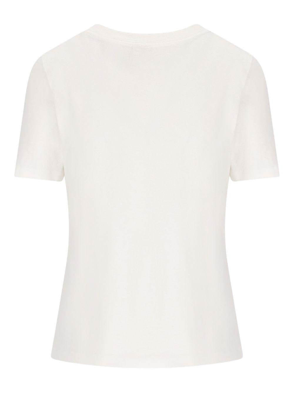 COTTON T-SHIRT WITH LOGO PRINT CH26SJH08197 101 CHLOÉ 