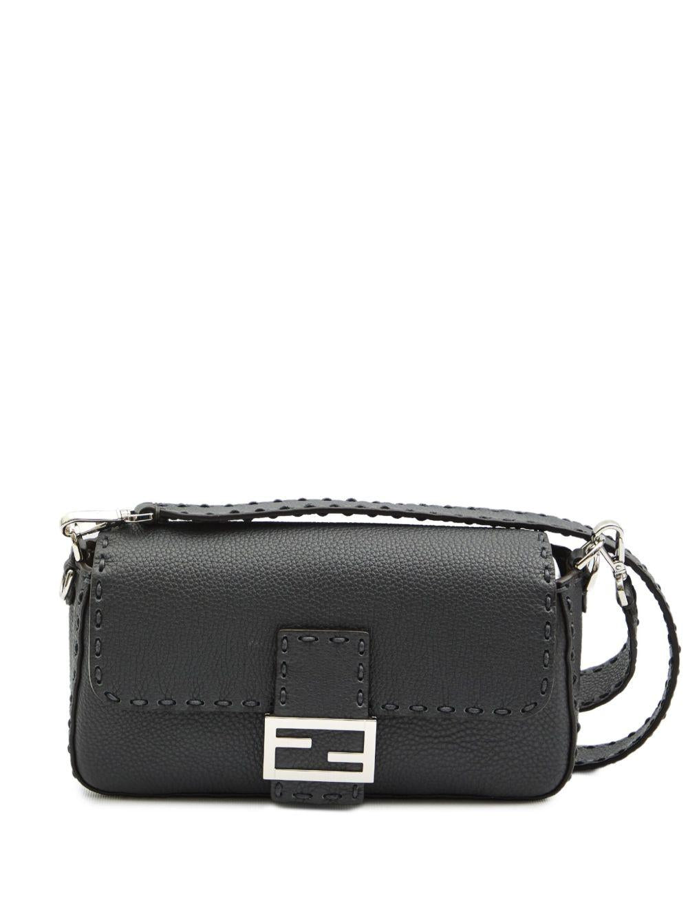 Baguette shoulder bag in hammered leather 7VA572 ARLZF0J55 FENDI 