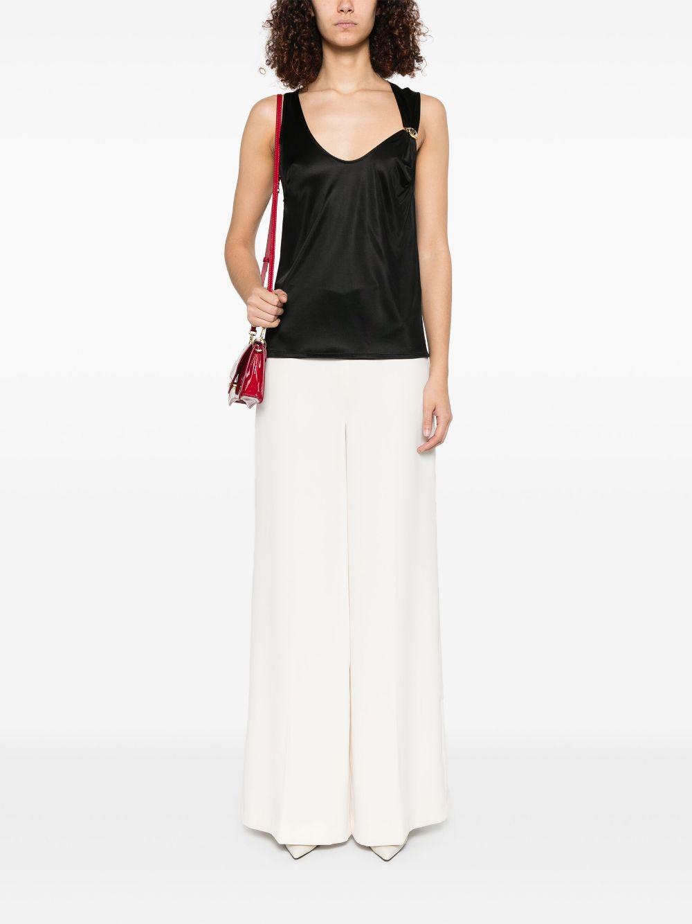 Fluid crêpe palazzo trousers 251TP2102 00059 TWINSET 