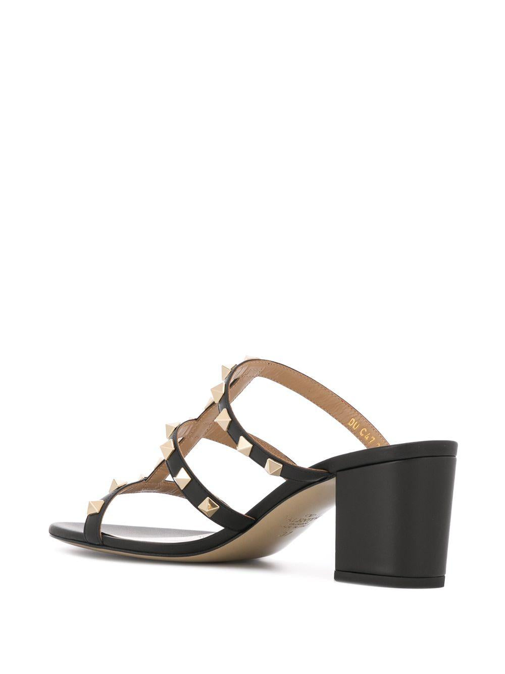 ROCKSTUD SLIDE SANDAL 60 MM 6W0S0C47VOD 0NO VALENTINO GARAVANI 