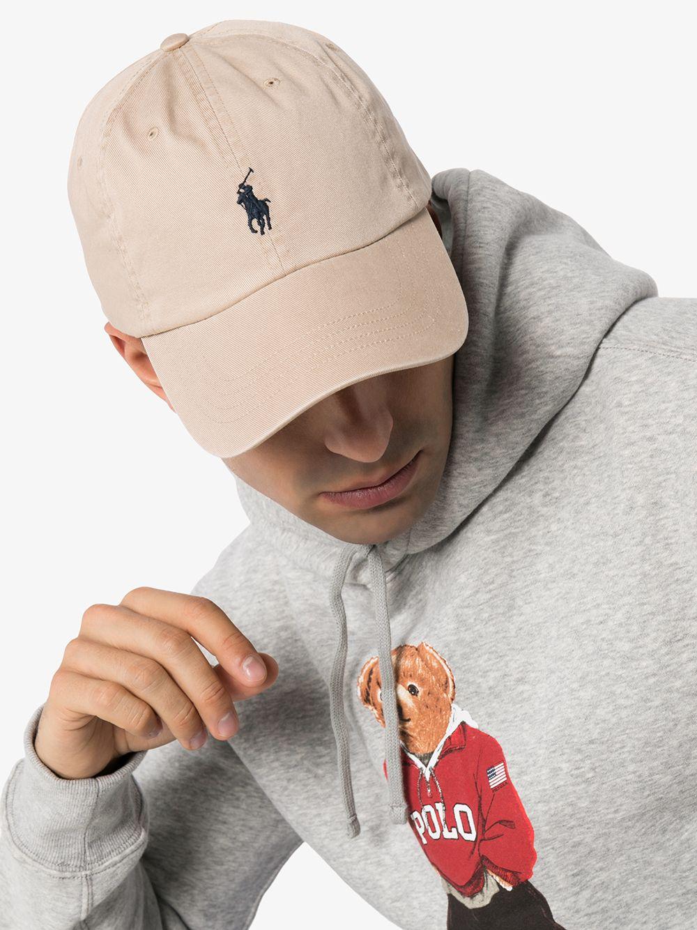 Logo-embroidered cotton-canvas cap<BR/><BR/><BR/> 710548524005 NUBUCK/RELAY BLUE POLO RALPH LAUREN 