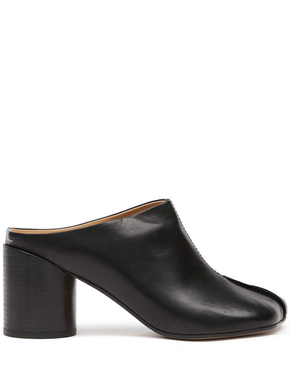 70mm leather mules<BR/><BR/><BR/> S59WX0071 P5000T8013 MM6 Maison Margiela 