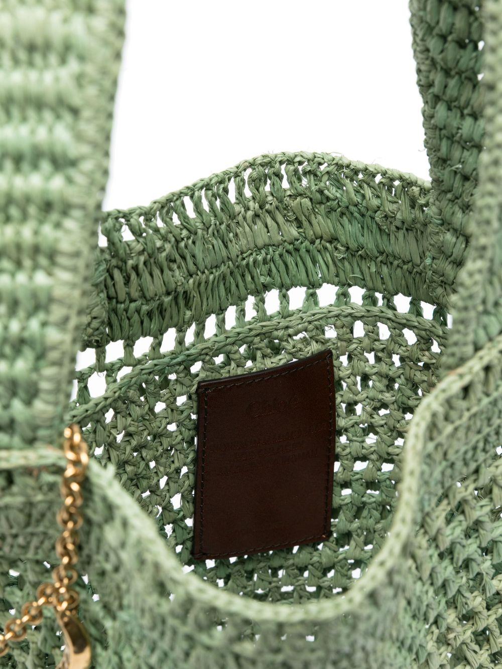 Summer Banana tote bag in raffia CH25US901P08 38M CHLOÉ 