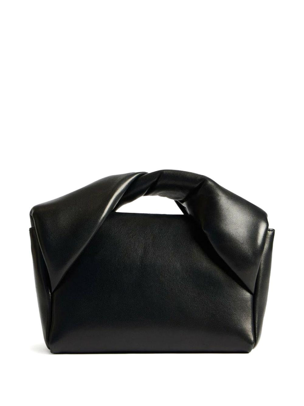 Medium twister bag in black leather HB0764 LA0384999 JW ANDERSON 