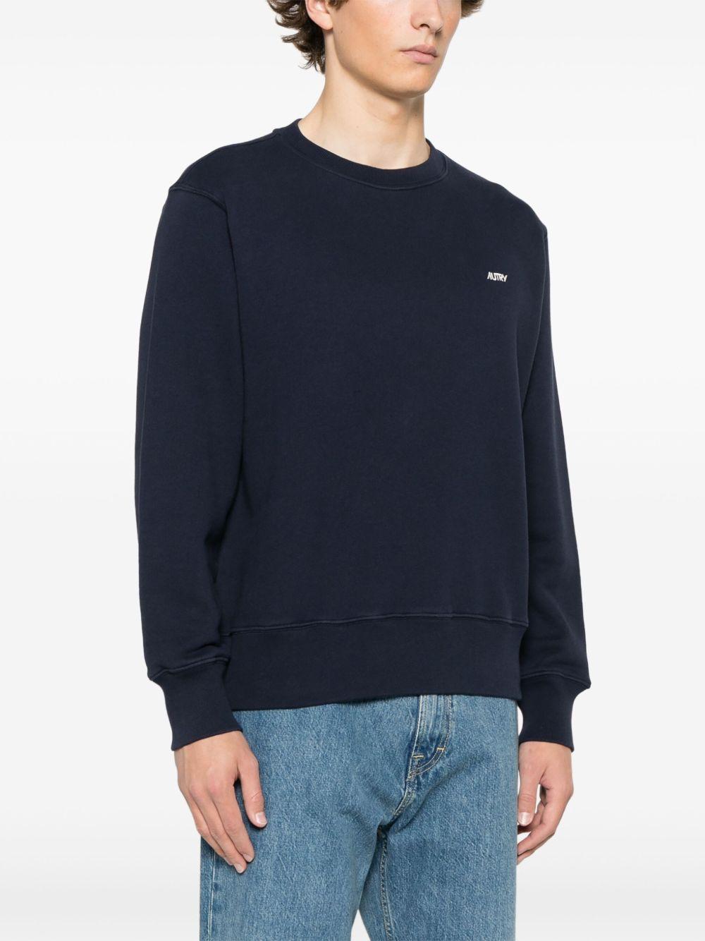 Logo sweatshirt SWPM A1JBJERSEY BLUE AUTRY 