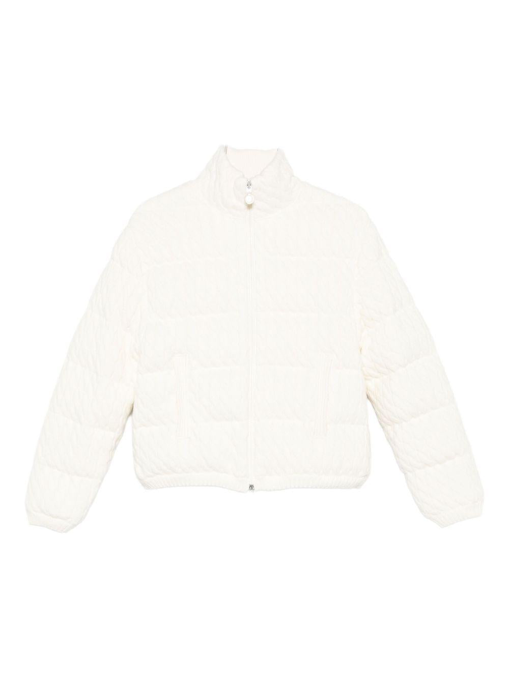 Padded Wool & Cotton Zip-Up Cardigan K2093 9B00003 M7105034 MONCLER 