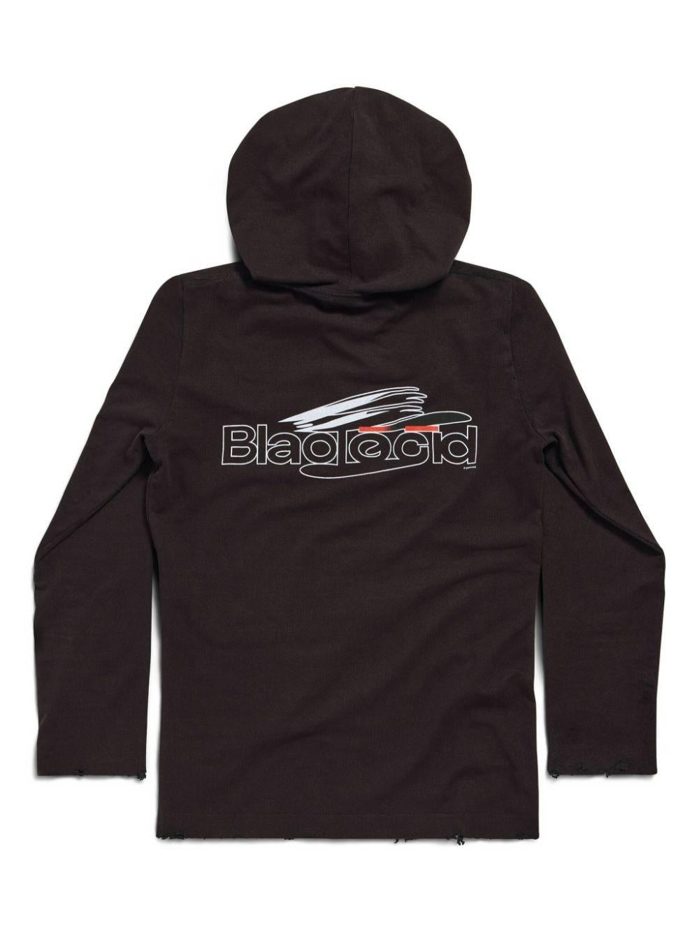 Hooded T-shirt<BR/><BR/><BR/> 790374 TQVG29034 BALENCIAGA 