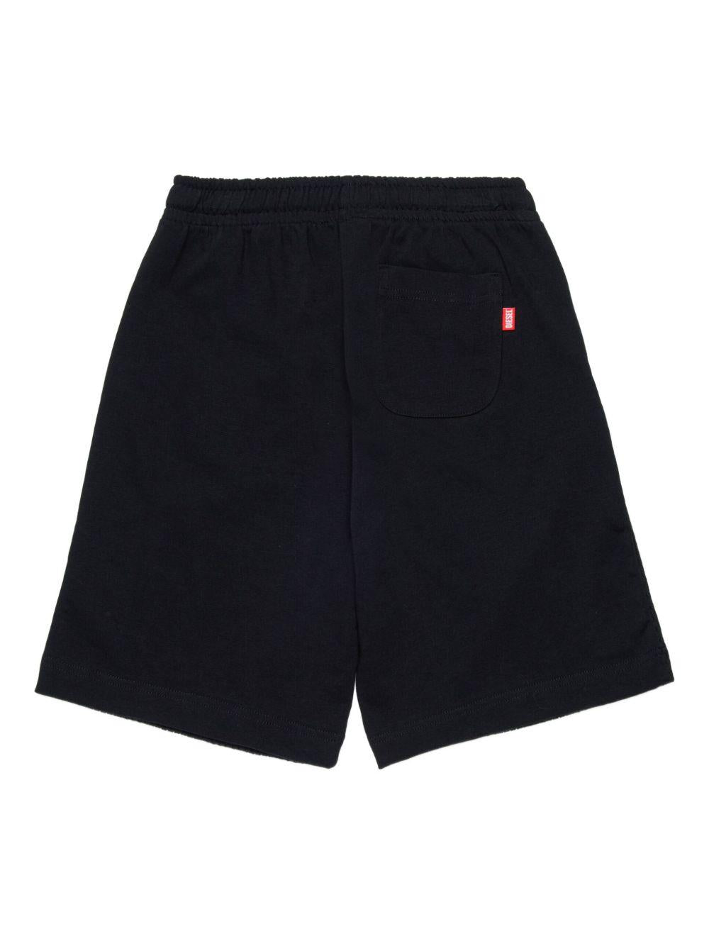 Bermuda shorts in cotton mesh J02679 KYA0MK900 DIESEL KIDS 