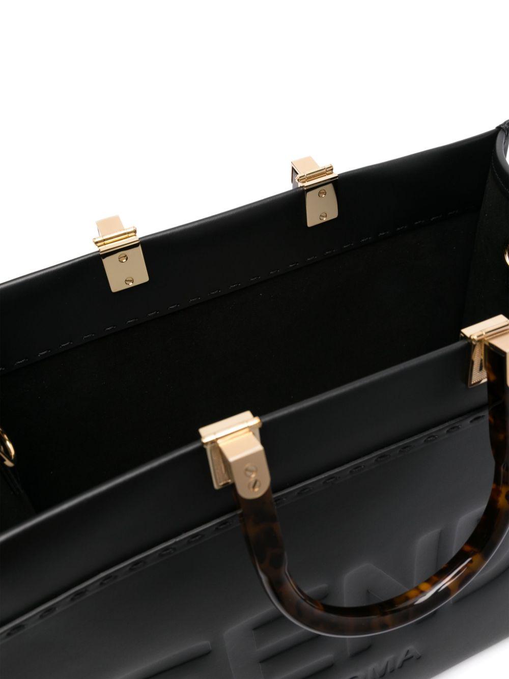 Sunshine logo-debossed tote<BR/><BR/><BR/> 8BH386 ABVLF0PWZ FENDI 