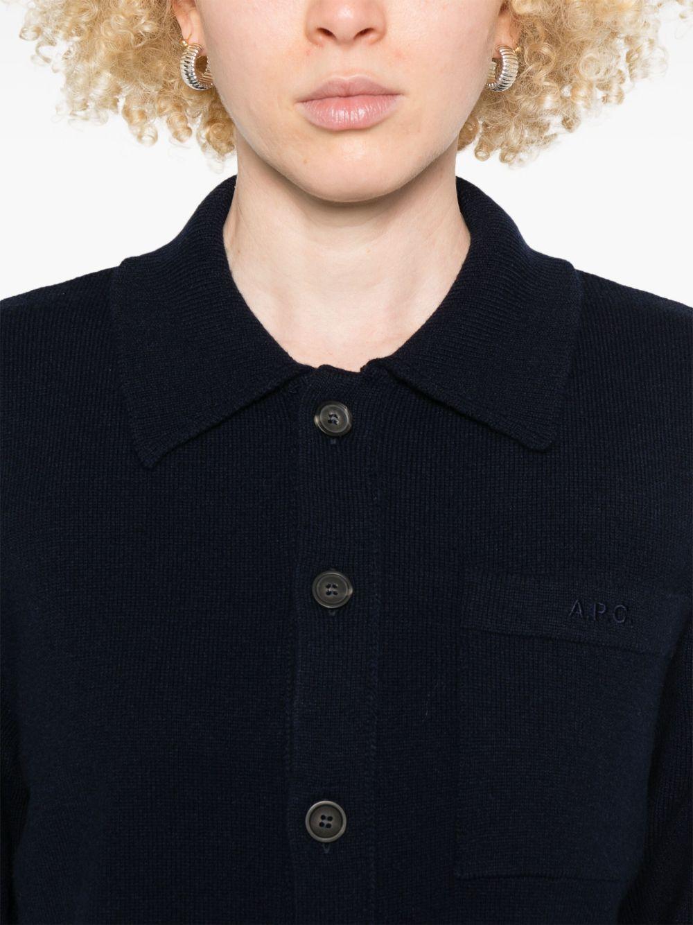 Wool cardigan<BR/><BR/> WOASB M03237IAK A.P.C. 
