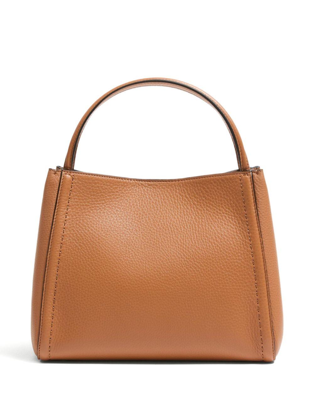 Medium Alltime leather tote bag<BR/><BR/><BR/> 5W2B0Q18IMZ ZG1 VALENTINO GARAVANI 