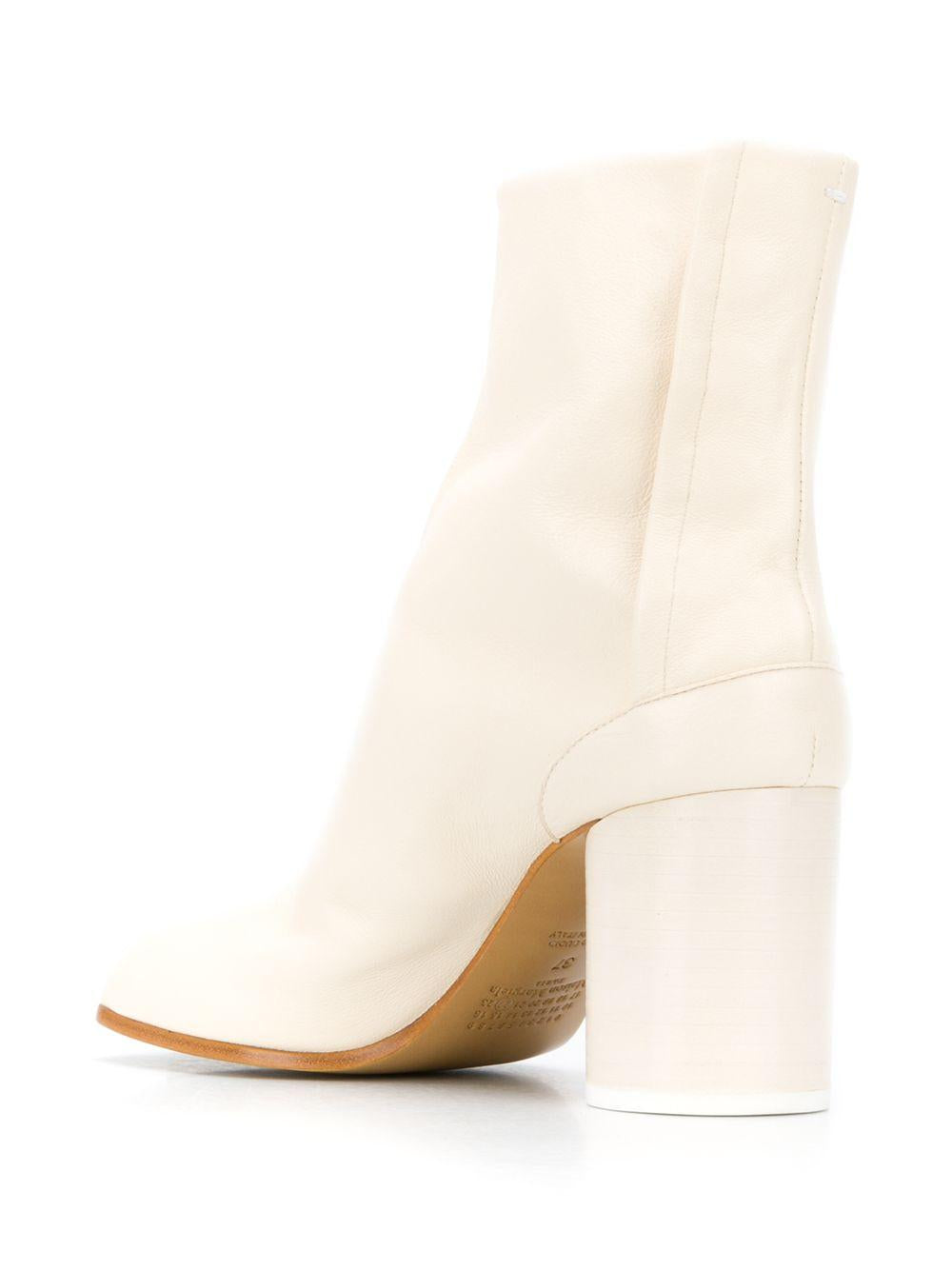 Tabi 80mm leather ankle boots S58WU0260 P3753T8013 MAISON MARGIELA 
