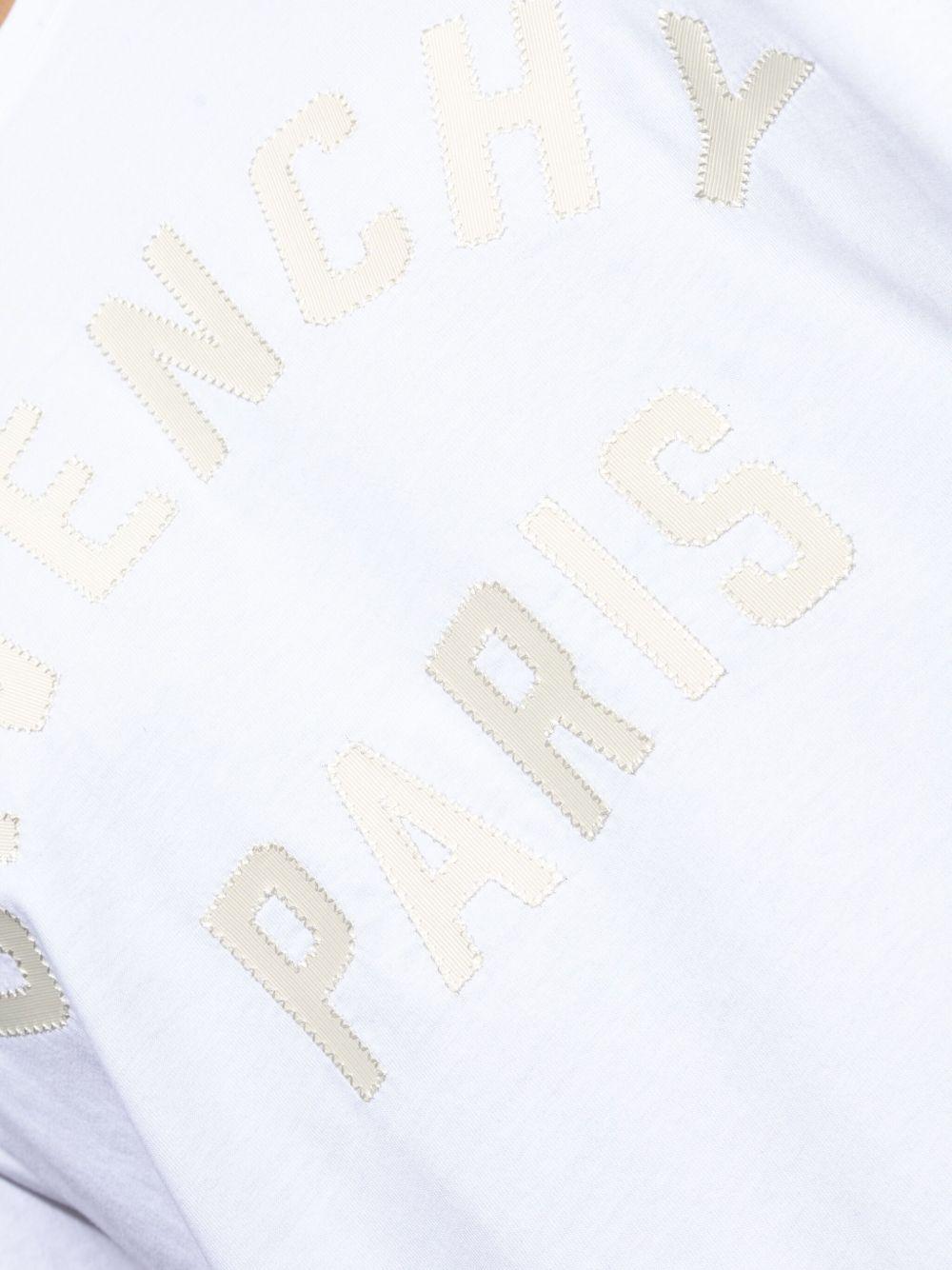 T-shirt with GIVENCHY Paris embroidery BM71NK3YRS 100 GIVENCHY 