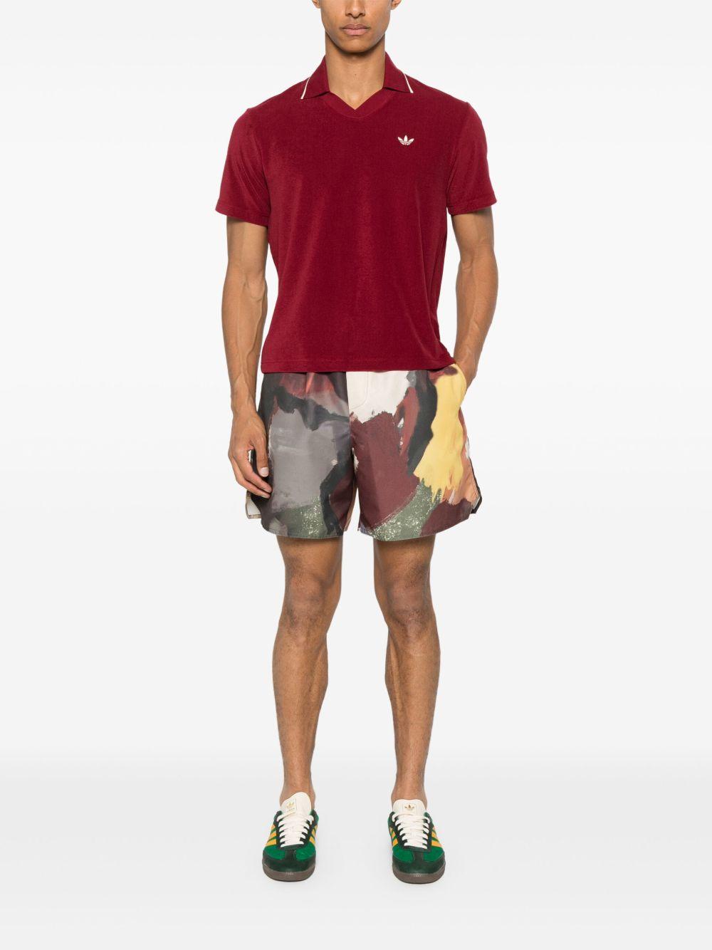 Adidas Terry Polo Shirt JW1122 CBURGU ADIDAS x Wales Bonner 