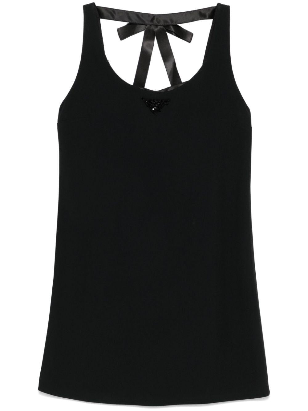 Crepe mini dress<BR/><BR/><BR/> P3O02R 152DF0002 PRADA 