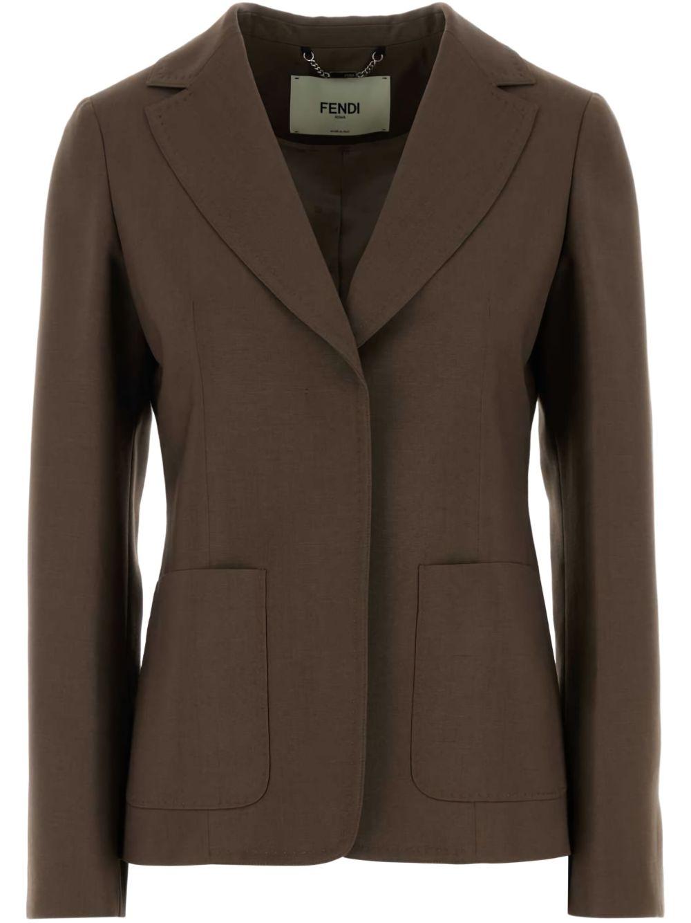 Wool and mohair blazer FJ7624 AQ3HF1RXG FENDI 