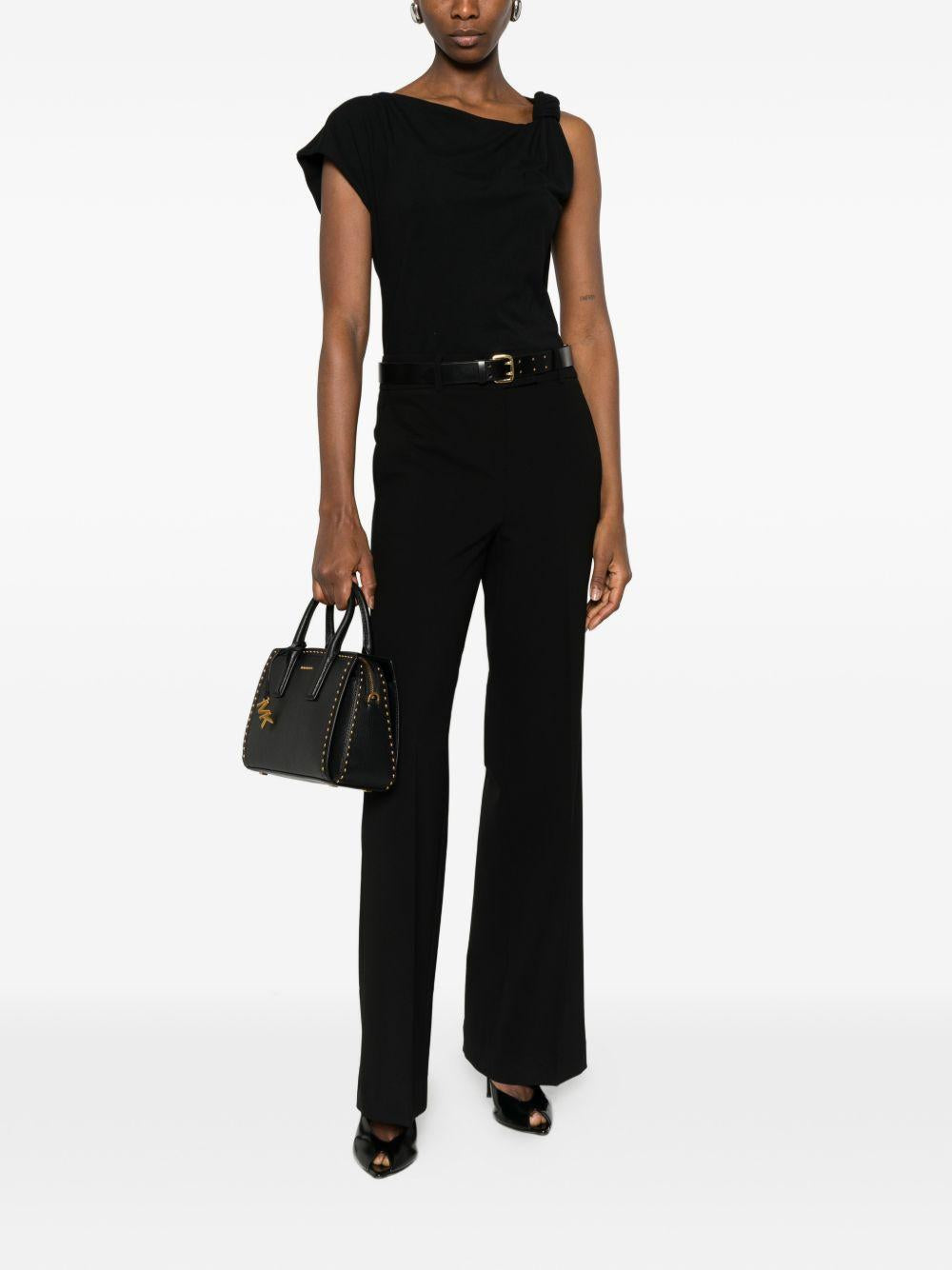 Marlena draped asymmetric-neck top 106373 A35DZ99 PINKO 