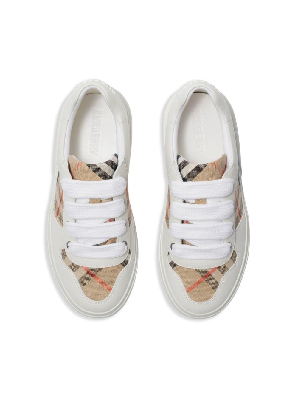 Check cotton sneakers 8089736 B9368 BURBERRY KIDS 