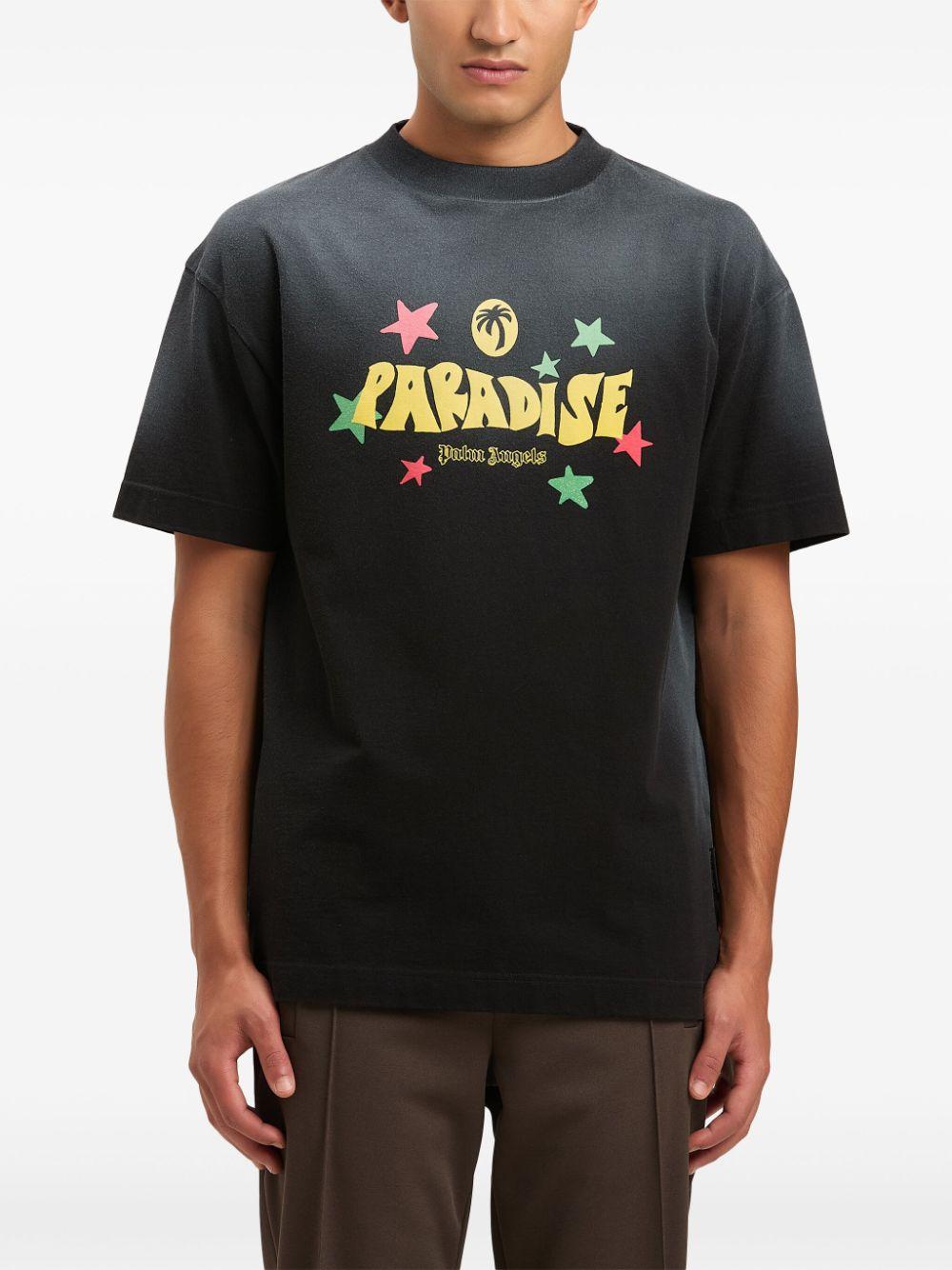 Paradise Palm T-shirt<BR/><BR/><BR/> PMAA001S25JER001 1018 PALM ANGELS 