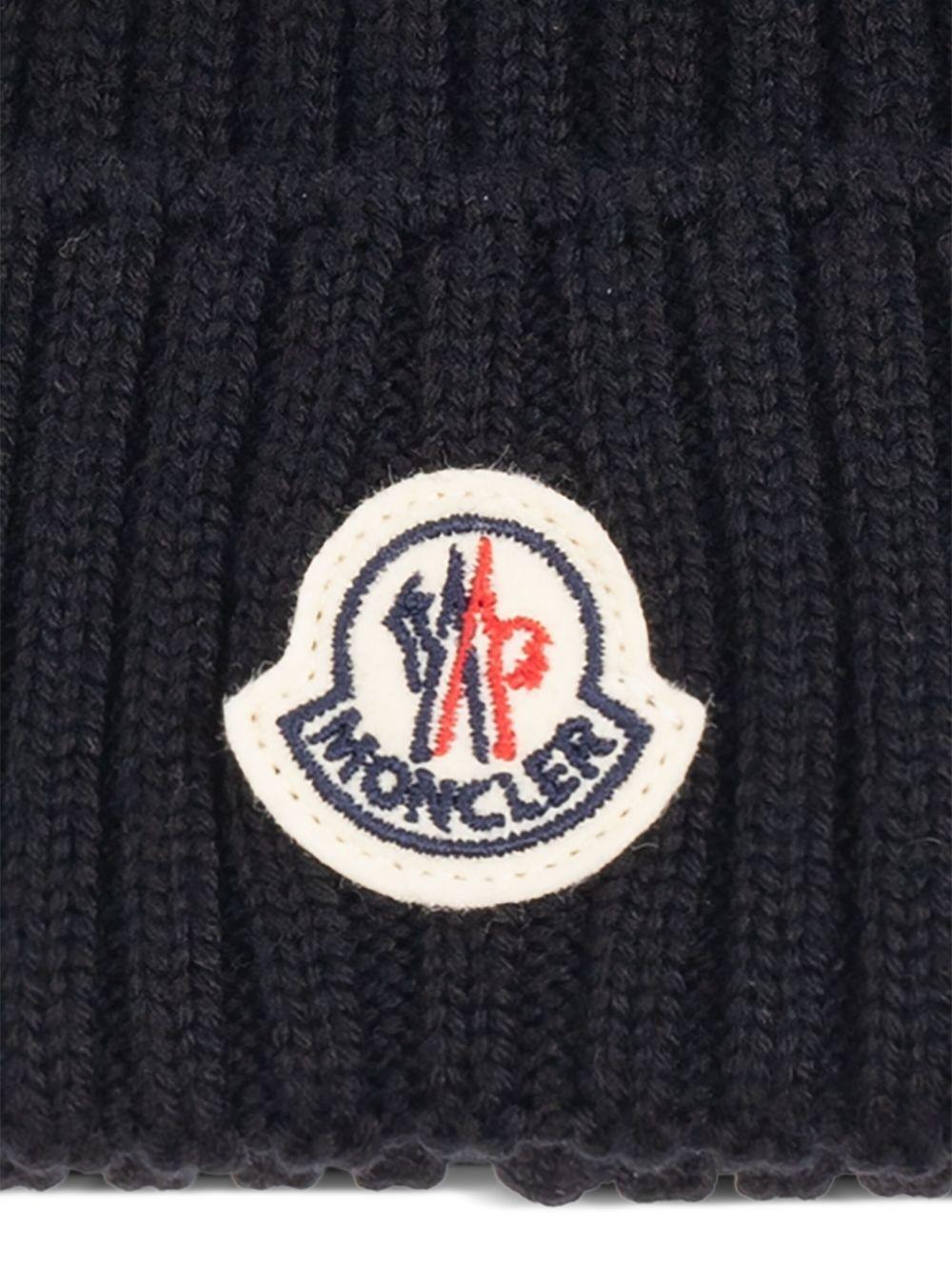 Logo beanie K29543B00012 M1131999 MONCLER KIDS 