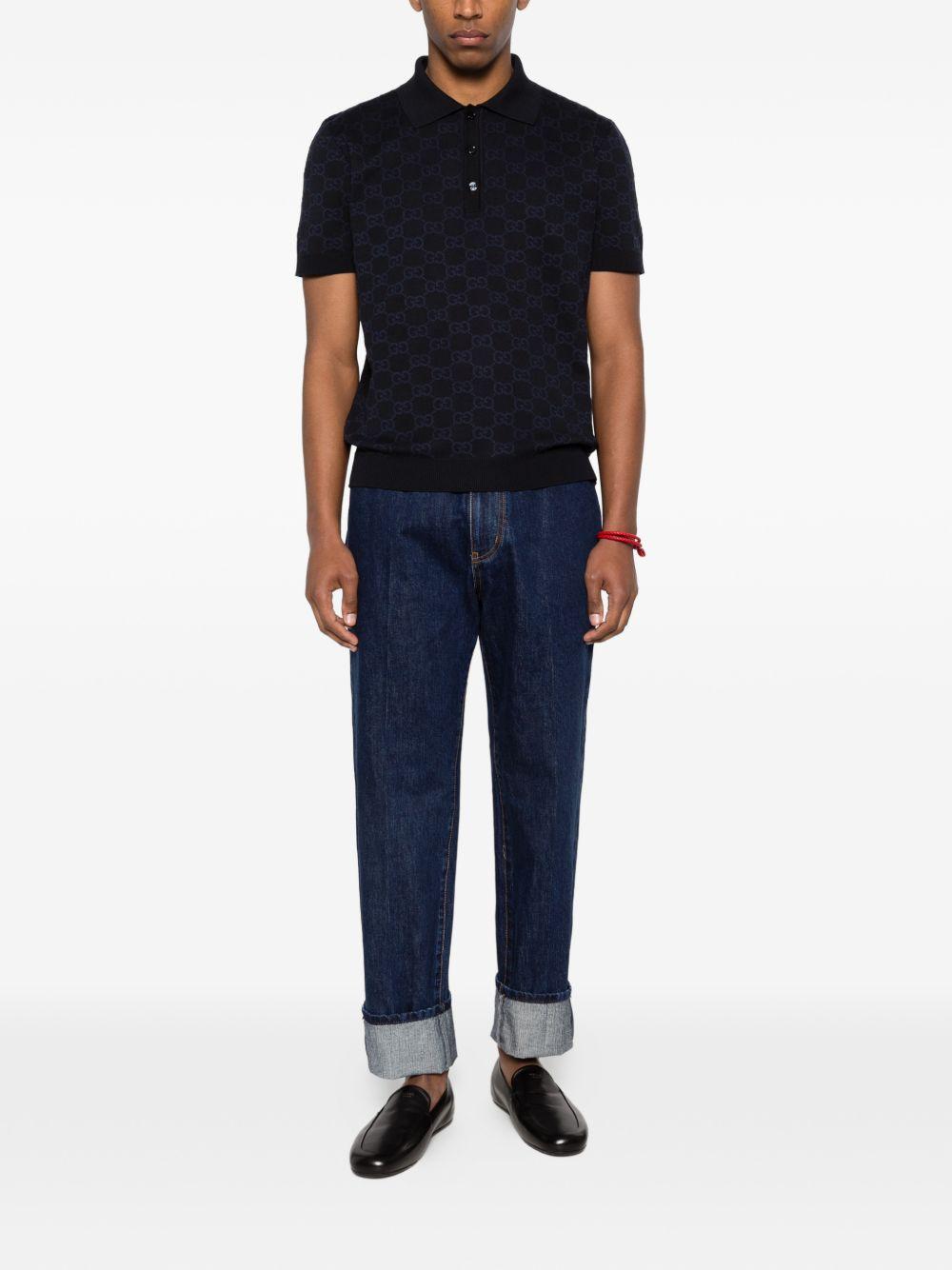 GG cotton silk jacquard polo shirt 855058 XKFEN4588 GUCCI 