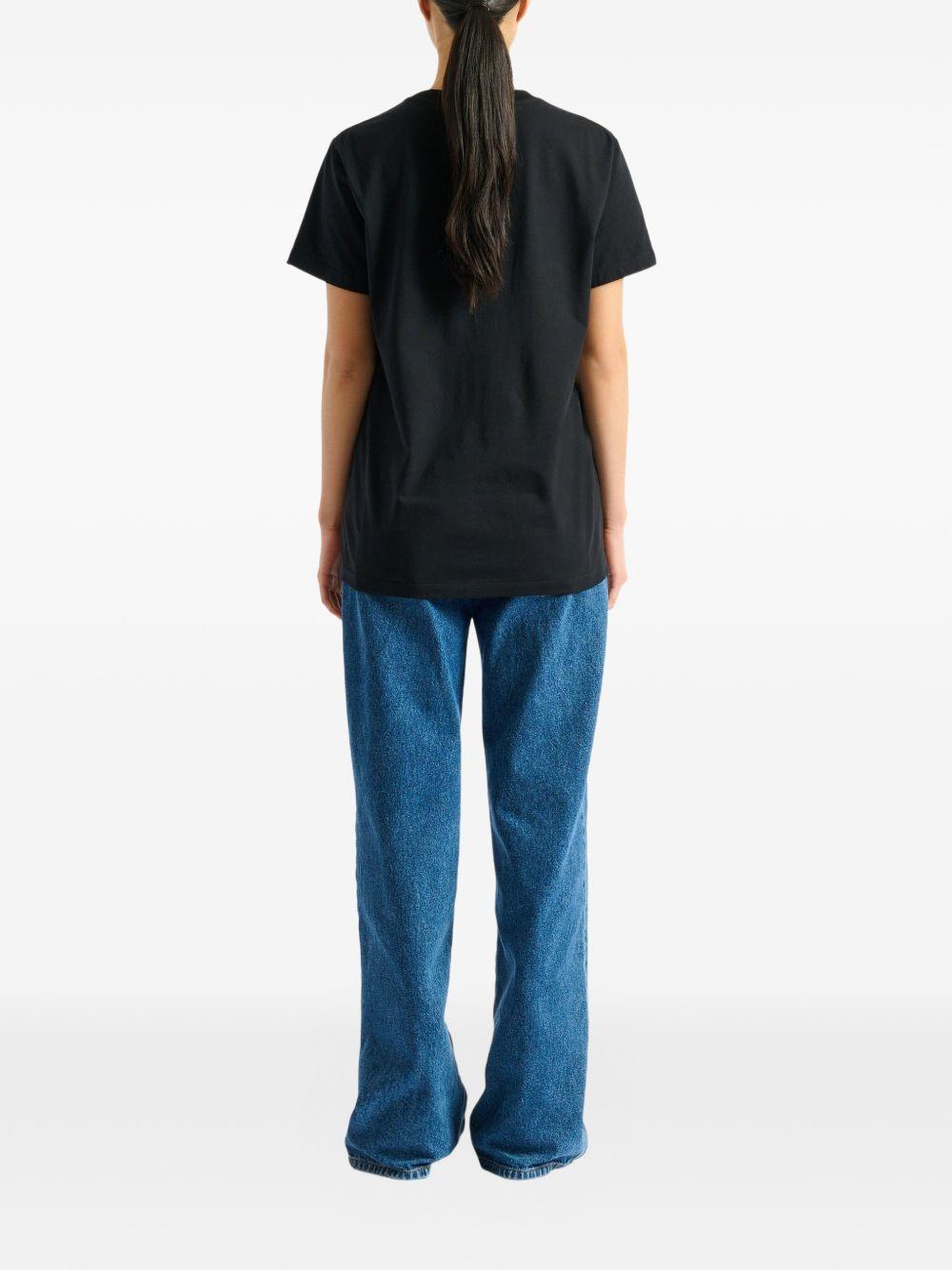 Embroidered Balmain Paris T-shirt HF1EF000BD10 EAB BALMAIN 