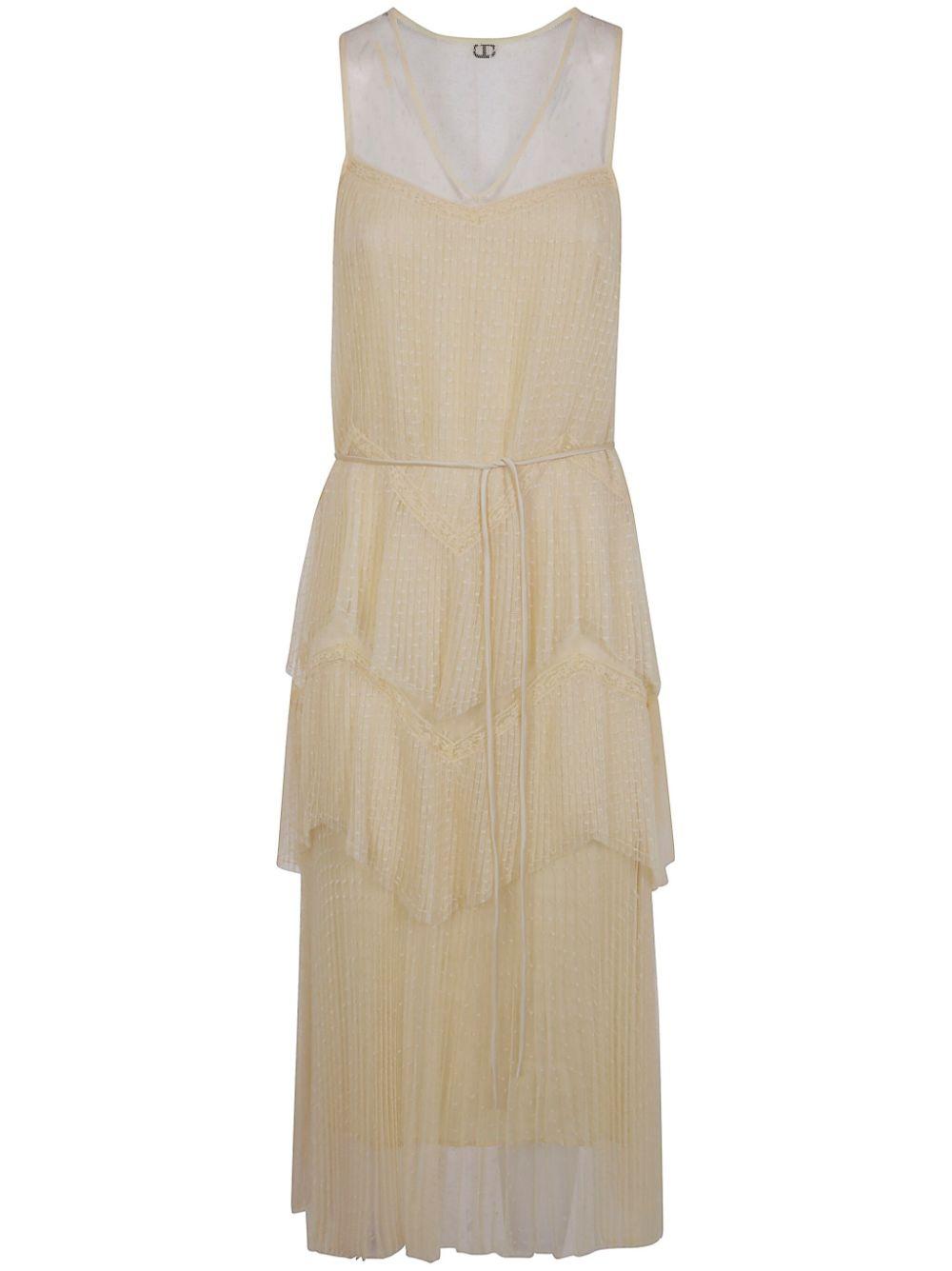 Colourblock midi dress<BR/><BR/><BR/> 251TP2511 12143 TWINSET 