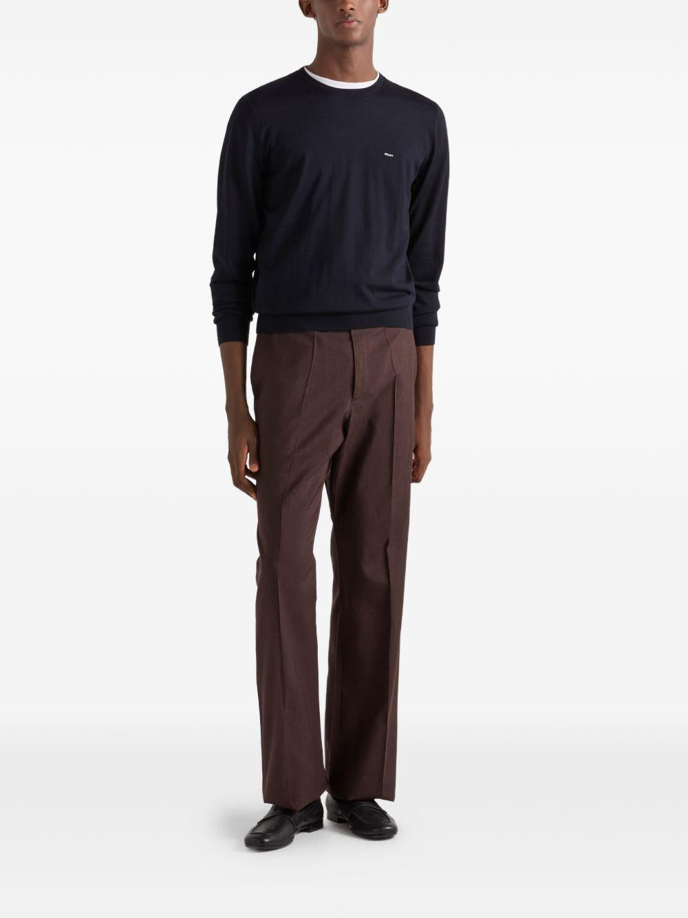 Superfine wool crew-neck sweater UMF14618DY S-OOOF0008 PRADA 