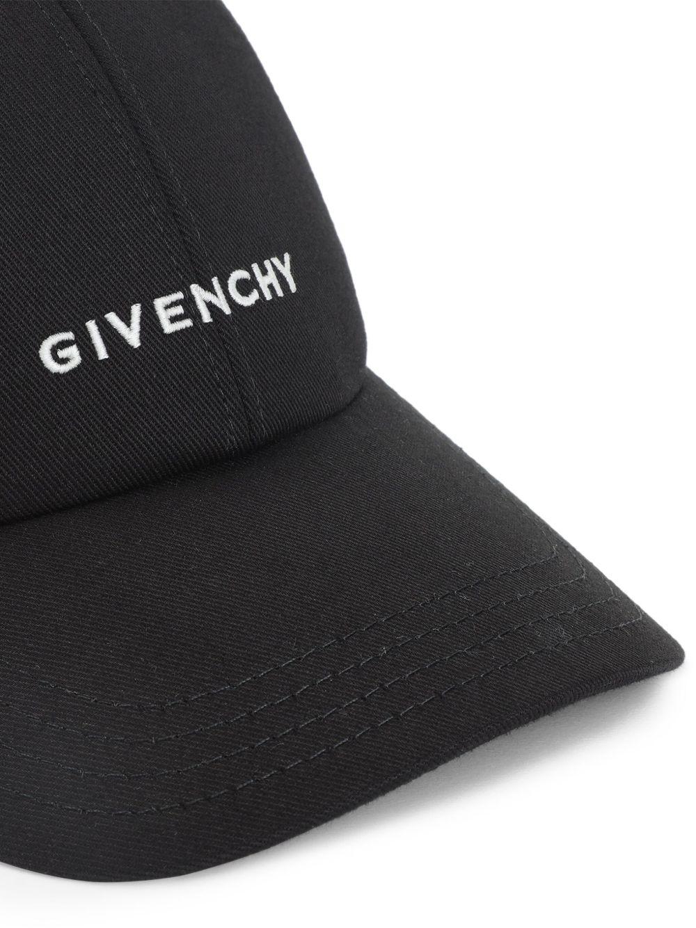 Curved baseball cap in gabardine BPZ0BWP0C4 001 GIVENCHY 