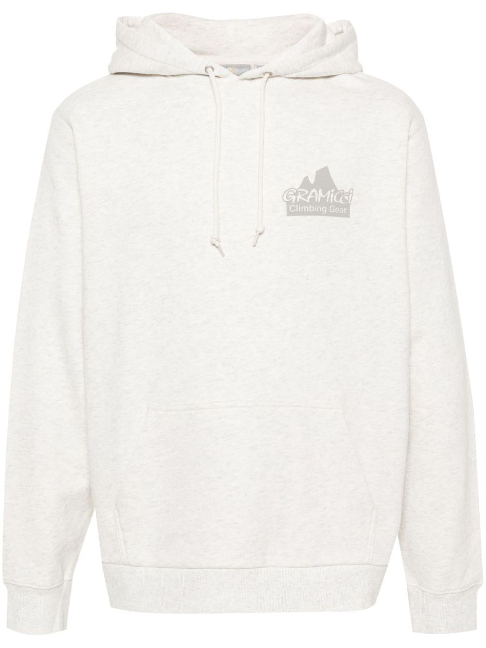 Logo hoodie G3FU J078ASH HEATHER GRAMICCI 