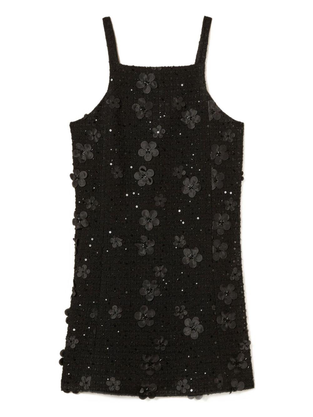 Bouclé short dress with embroidery 252TP2142 12733 TWINSET 