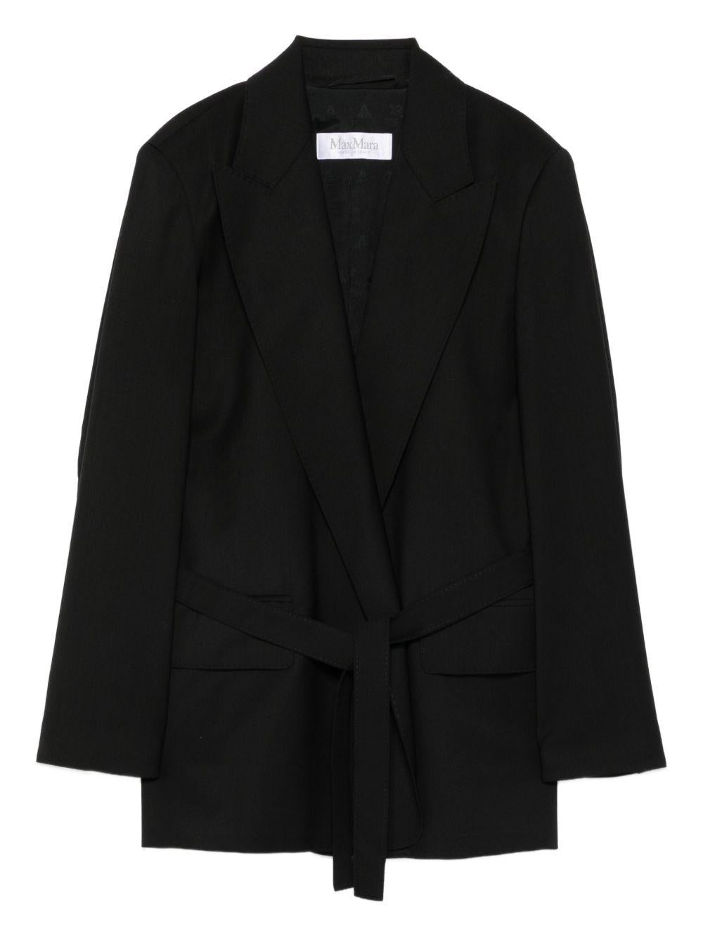 Belted woollen cloth blazer 2521046101 TALENTO010 MAX MARA 