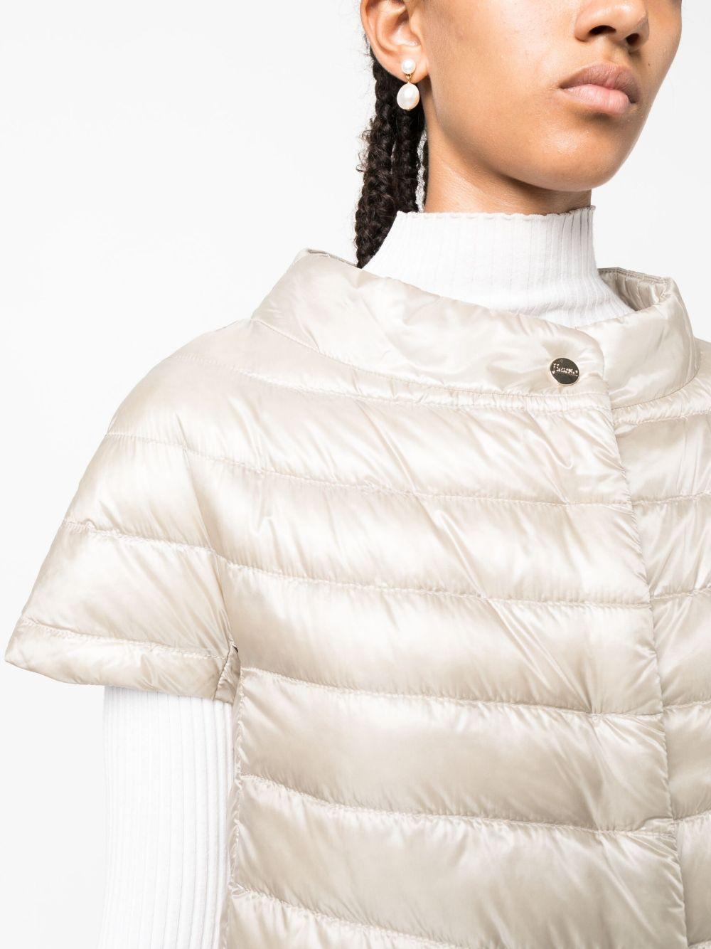 Margherita short-sleeve quilted jacket PI0003DIC 120171985 HERNO 