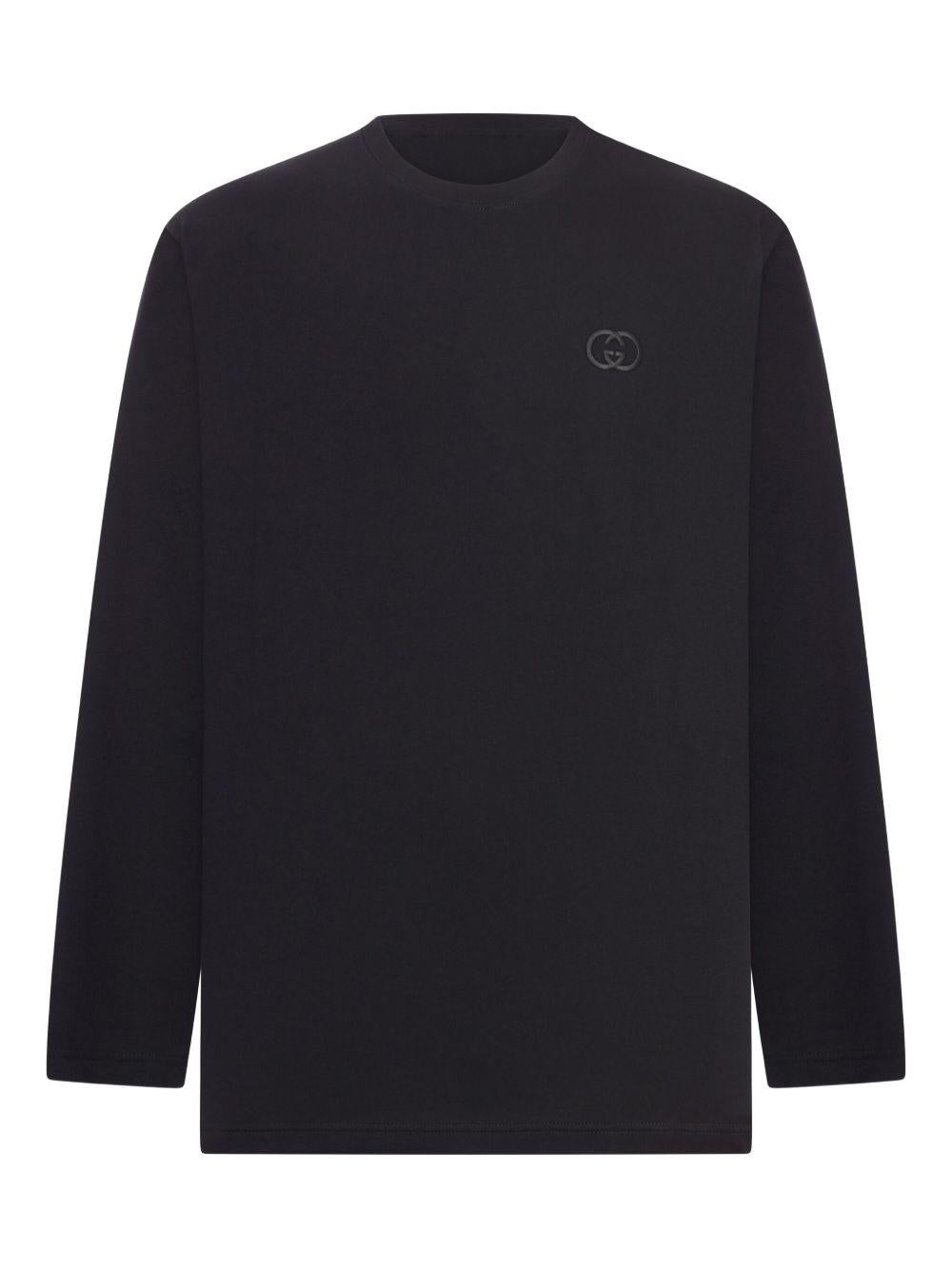 Long-sleeve cotton jersey T-shirt 815127 XJHKE1043 GUCCI 