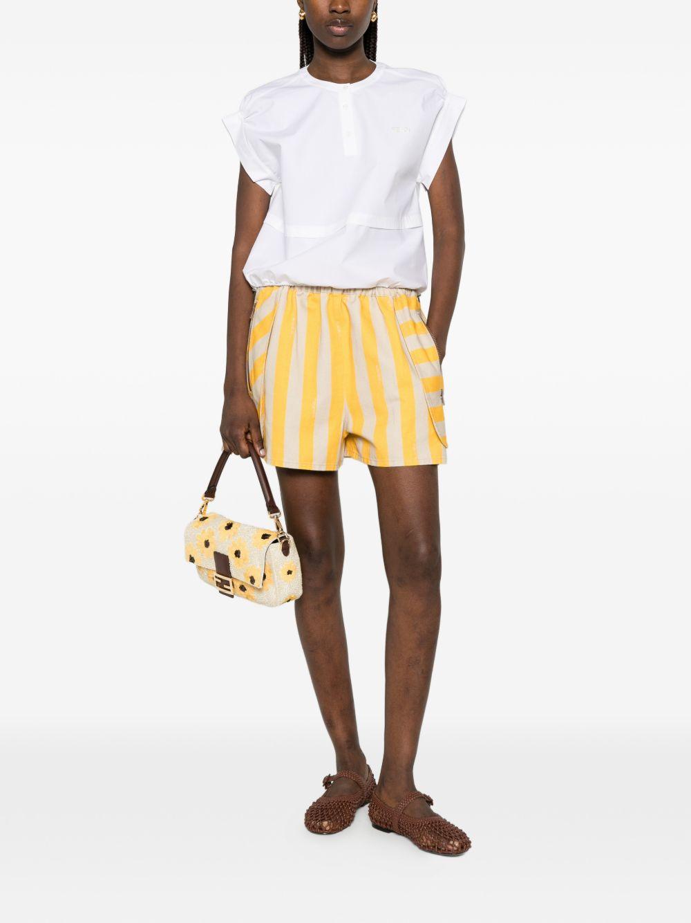 Pequin denim shorts FLP896 AOHUF1W0T FENDI 