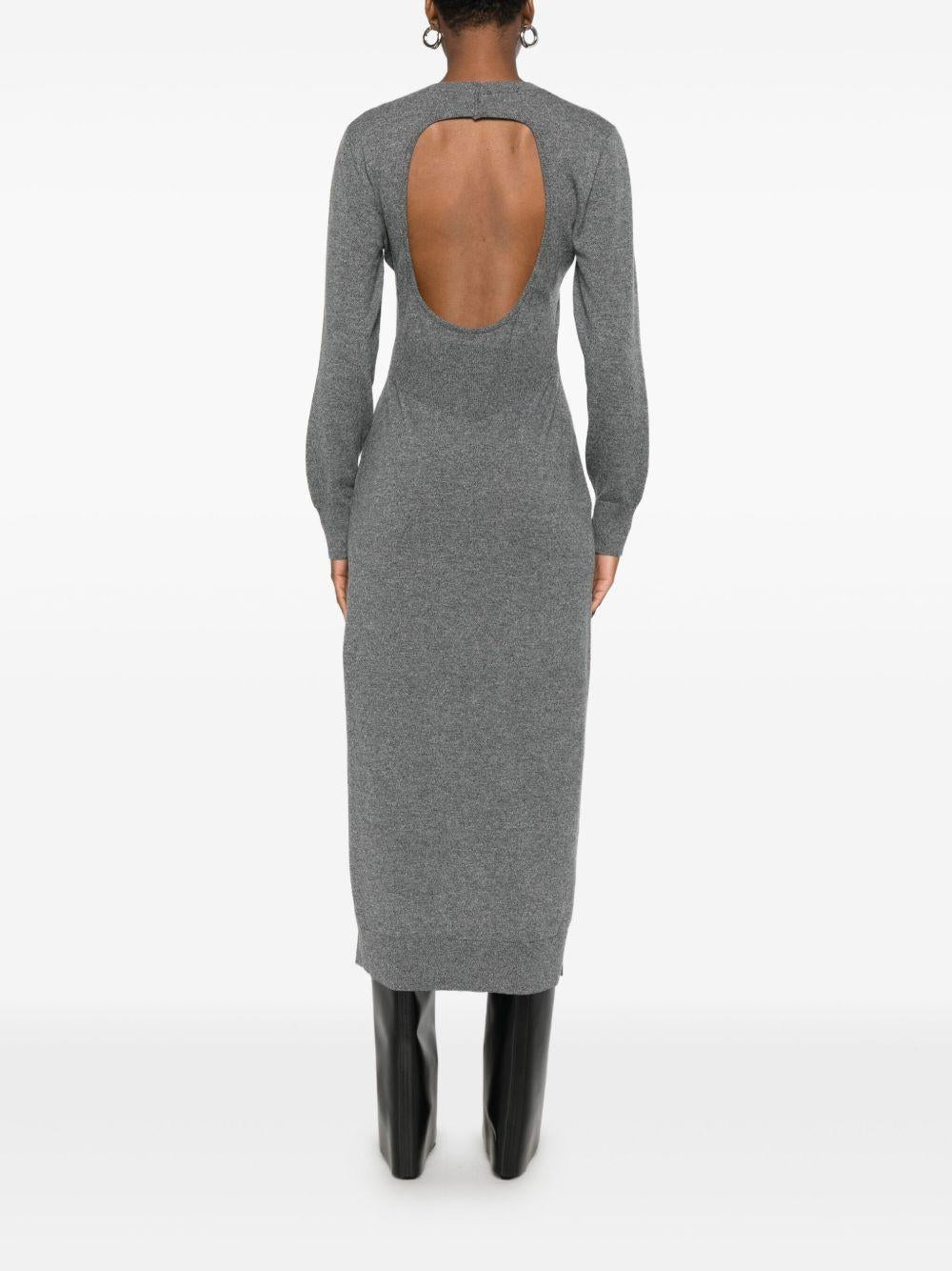 Dress in cashmere with open back BW22FM4ZRB 030 GIVENCHY 