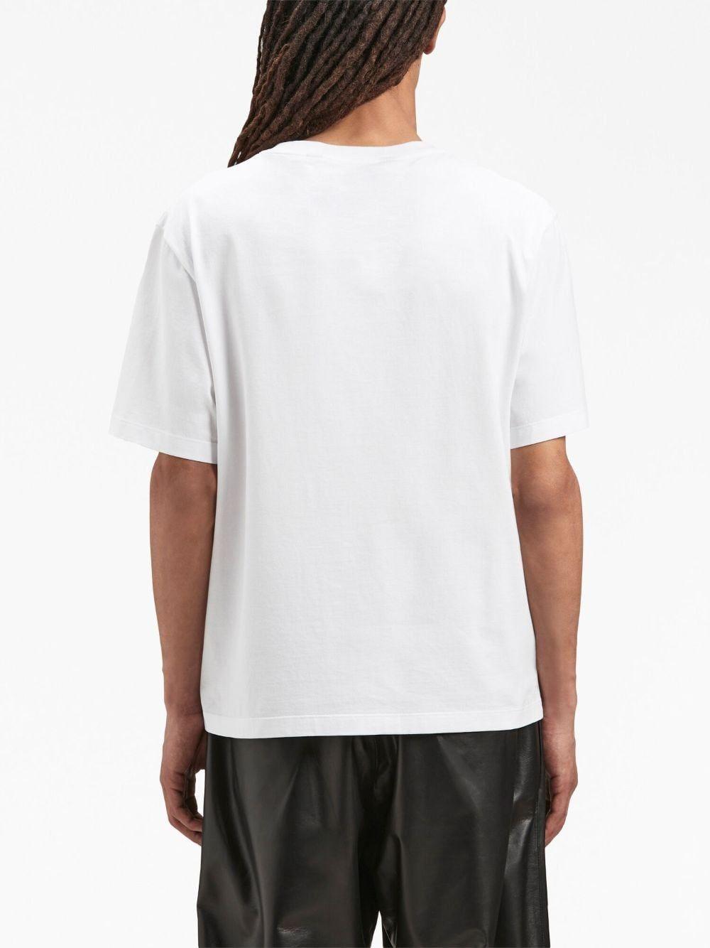 Logo motif T-shirt PMAA089S24 JER0020110 PALM ANGELS 
