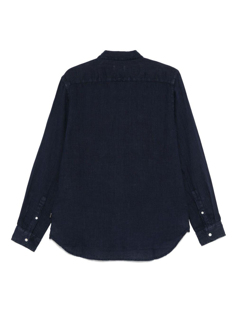 Linen shirt<BR/><BR/> CFWOSI0113MRUT3372 3827 WOOLRICH 