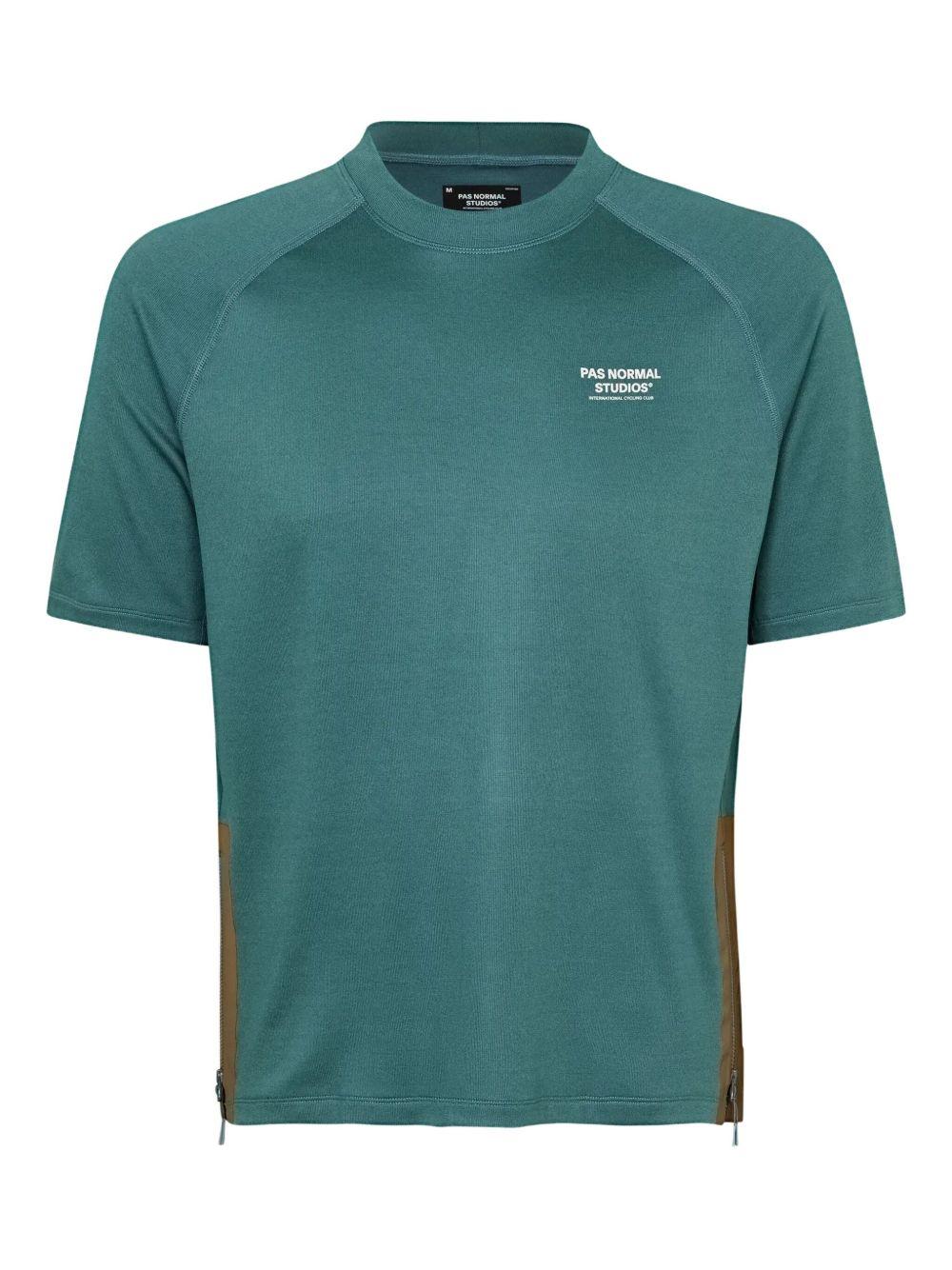 Escapism Technical T-Shirt ME33ABI DUSTY TEAL PAS NORMAL STUDIOS 
