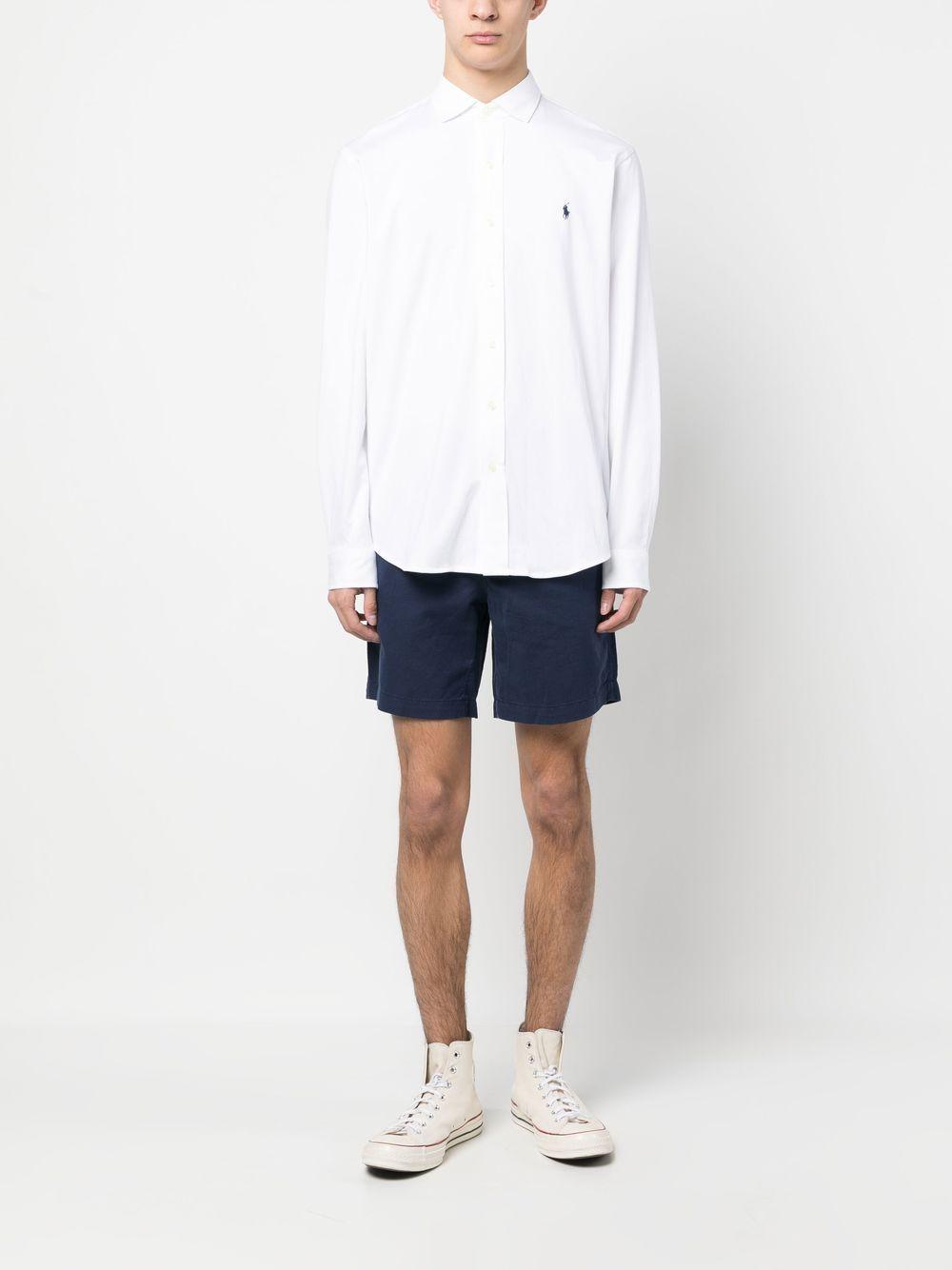 Camicia con ricamo<BR/><BR/><BR/> 710899386001 WHITE POLO RALPH LAUREN 