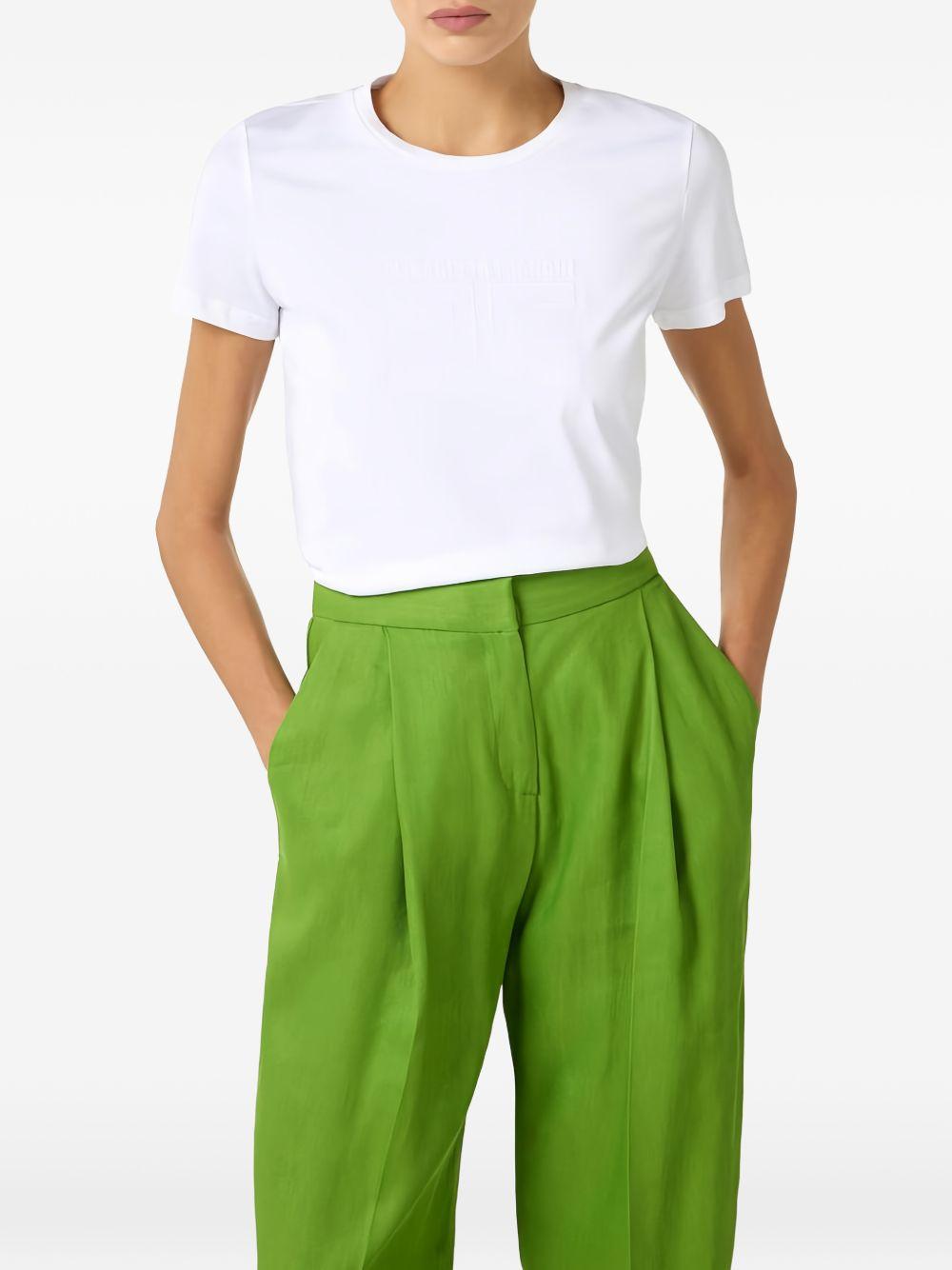 Jersey T-shirt with embroidered logo MA71G61E2 270 ELISABETTA FRANCHI 