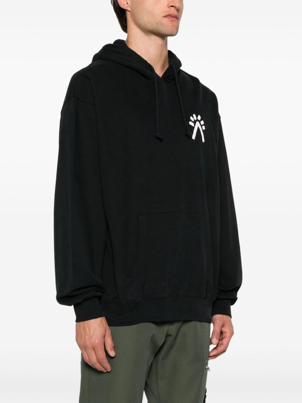 Graphic hoodie<BR/><BR/><BR/> G80323010 BLACK PEAK PERFORMANCE 