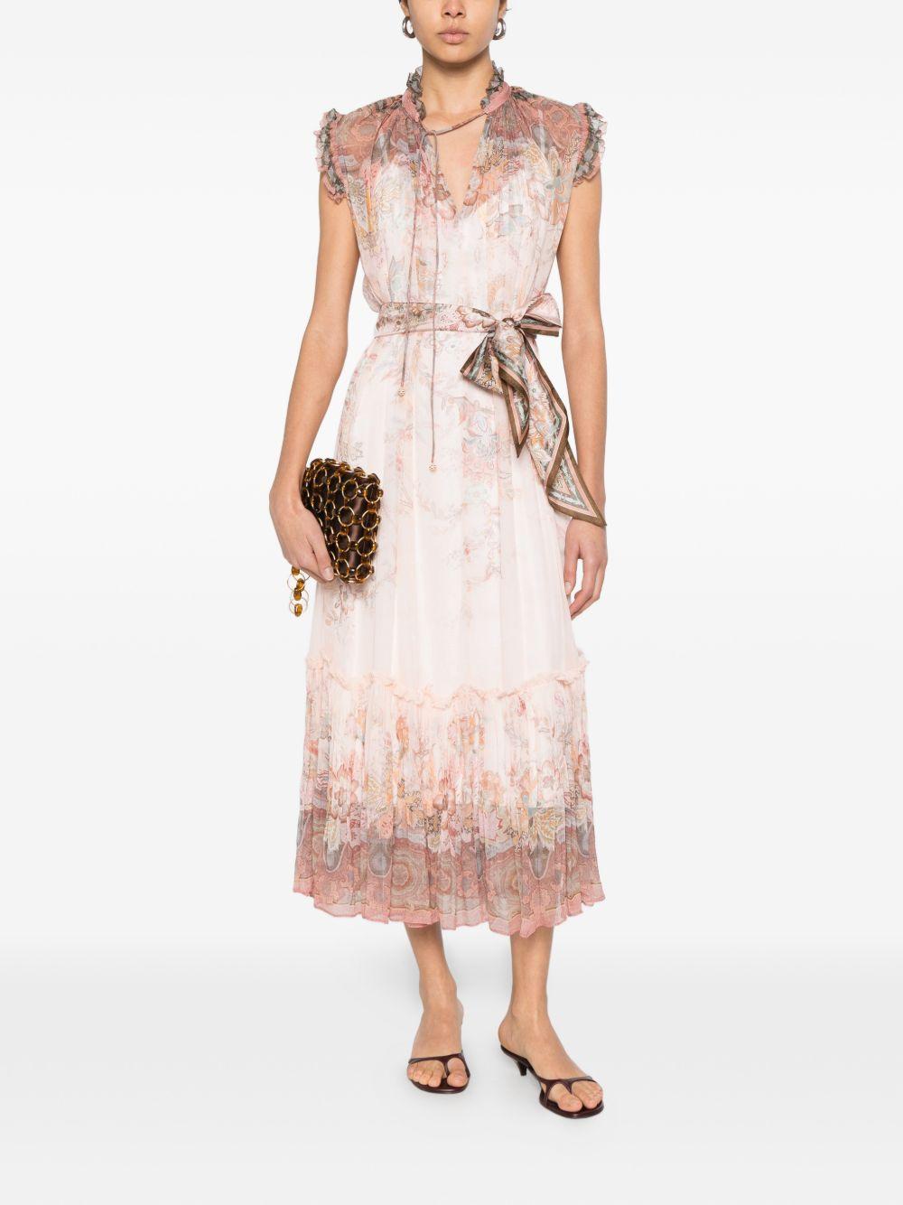 Alchemy Flutter Dress 7280DS262 PKP ZIMMERMANN 