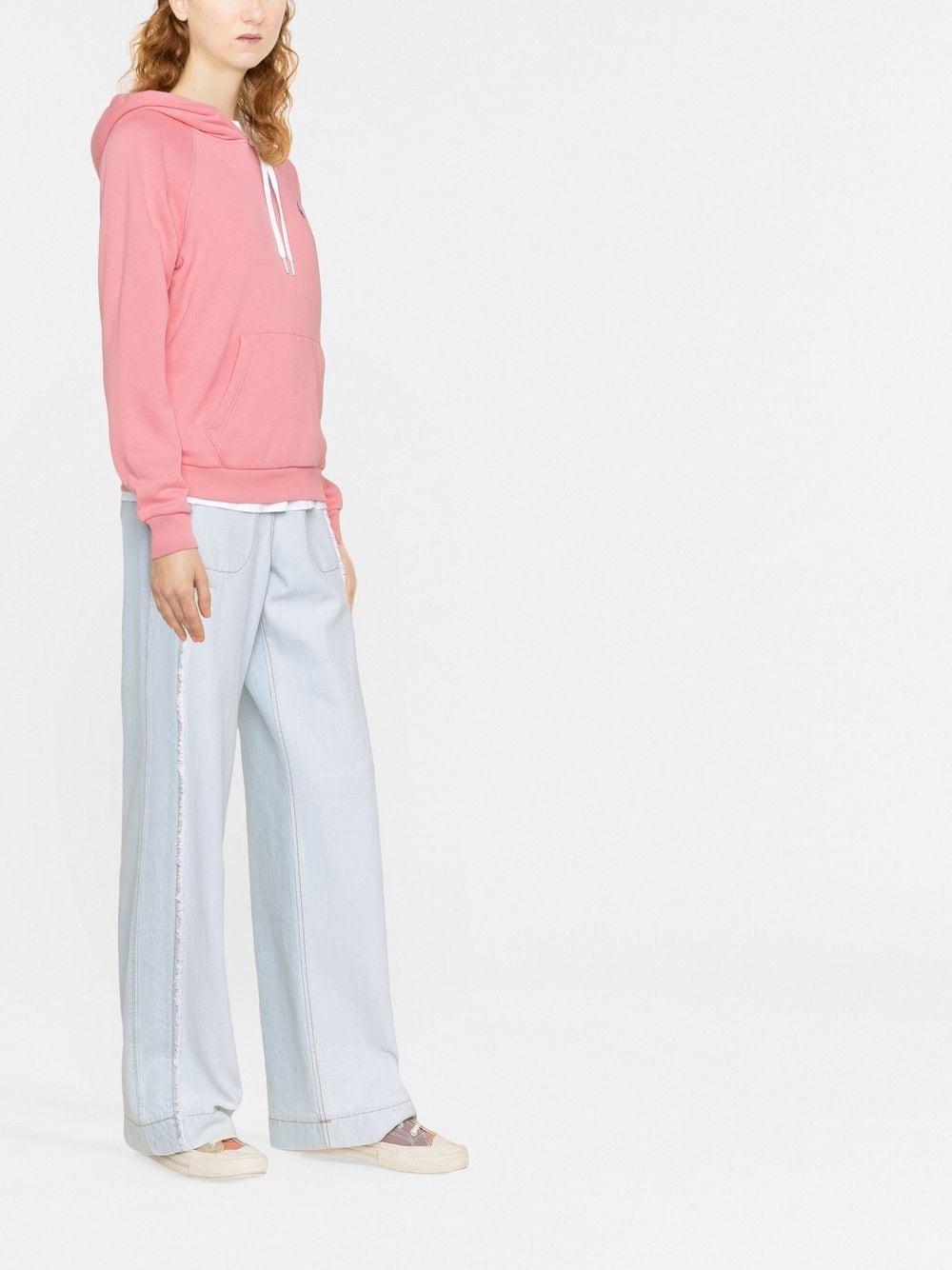 Pink logo-embroidered drawstring hoodie 211794394021 ROSE POLO RALPH LAUREN 