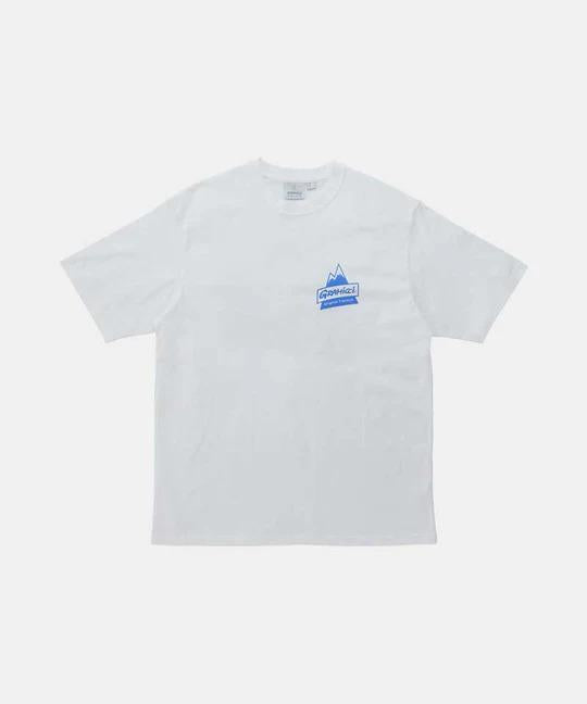 Front logo Peak tee G4SU T078WHITE GRAMICCI 