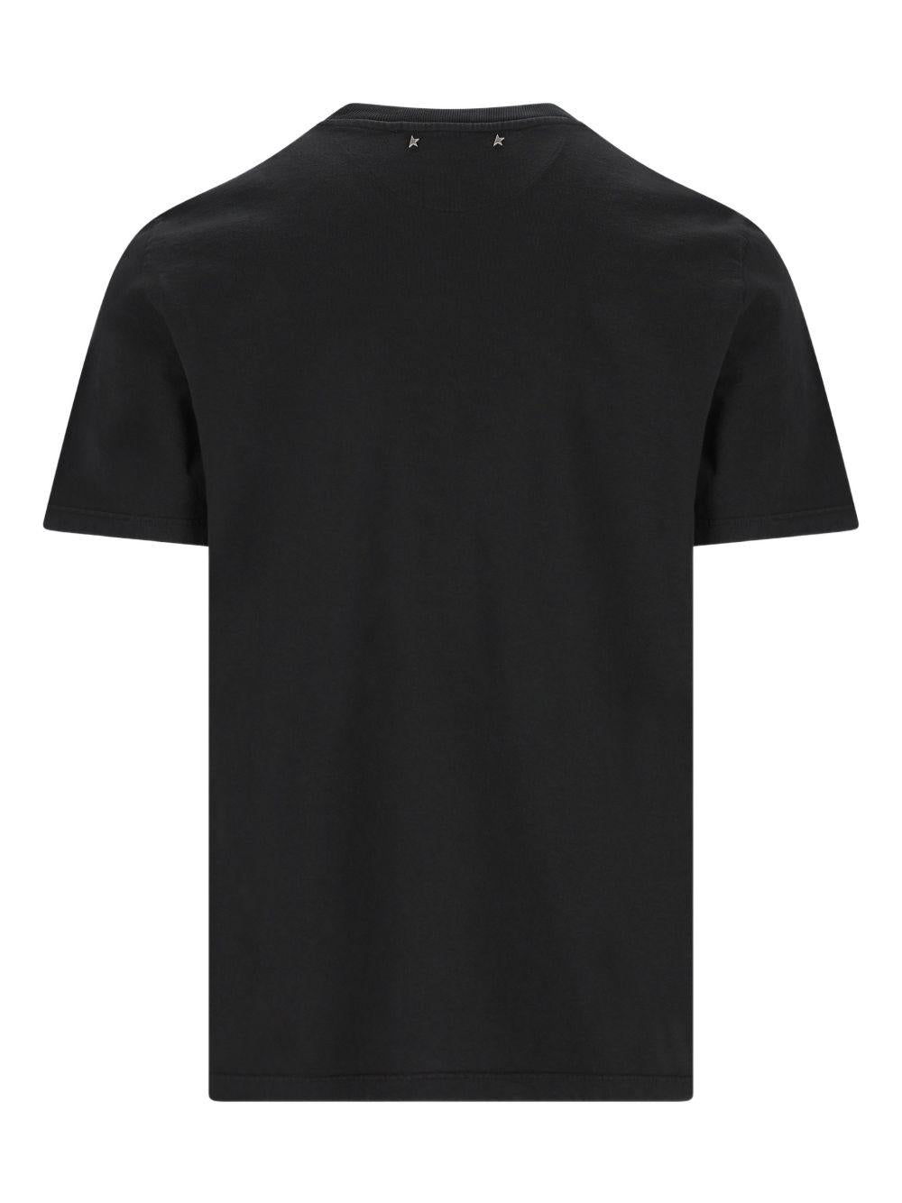 tone-on-tone print T-shirt GUP01220 P00237090100 GOLDEN GOOSE 