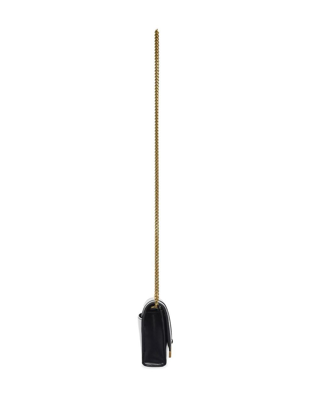 Hourglass leather wallet-on-chain<BR/><BR/><BR/> 656050 1QJ4M1000 BALENCIAGA 