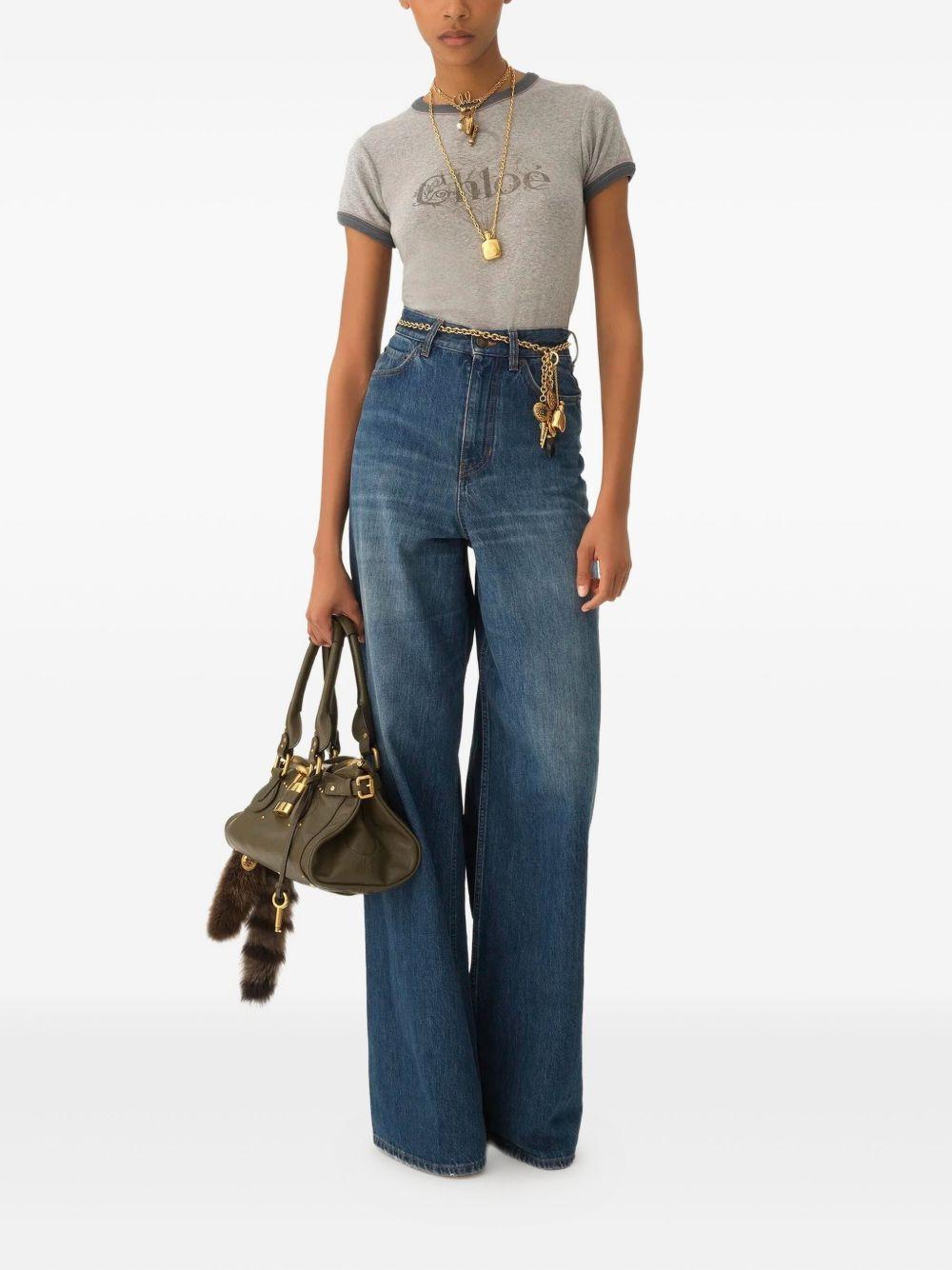 Logo T-shirt CH25WJH03195 01B CHLOÉ 